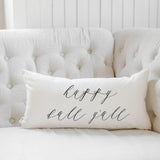 EXTRA LISTING - Lumbar Pillow - Happy Fall Yall, home decor, housewarming gift, cushion cover, throw pillow, fall decor, autumn