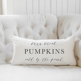 Lumbar Pillow - Farm Fresh Pumpkins, home decor, housewarming gift, cushion cover, throw pillow, fall decor, autumn
