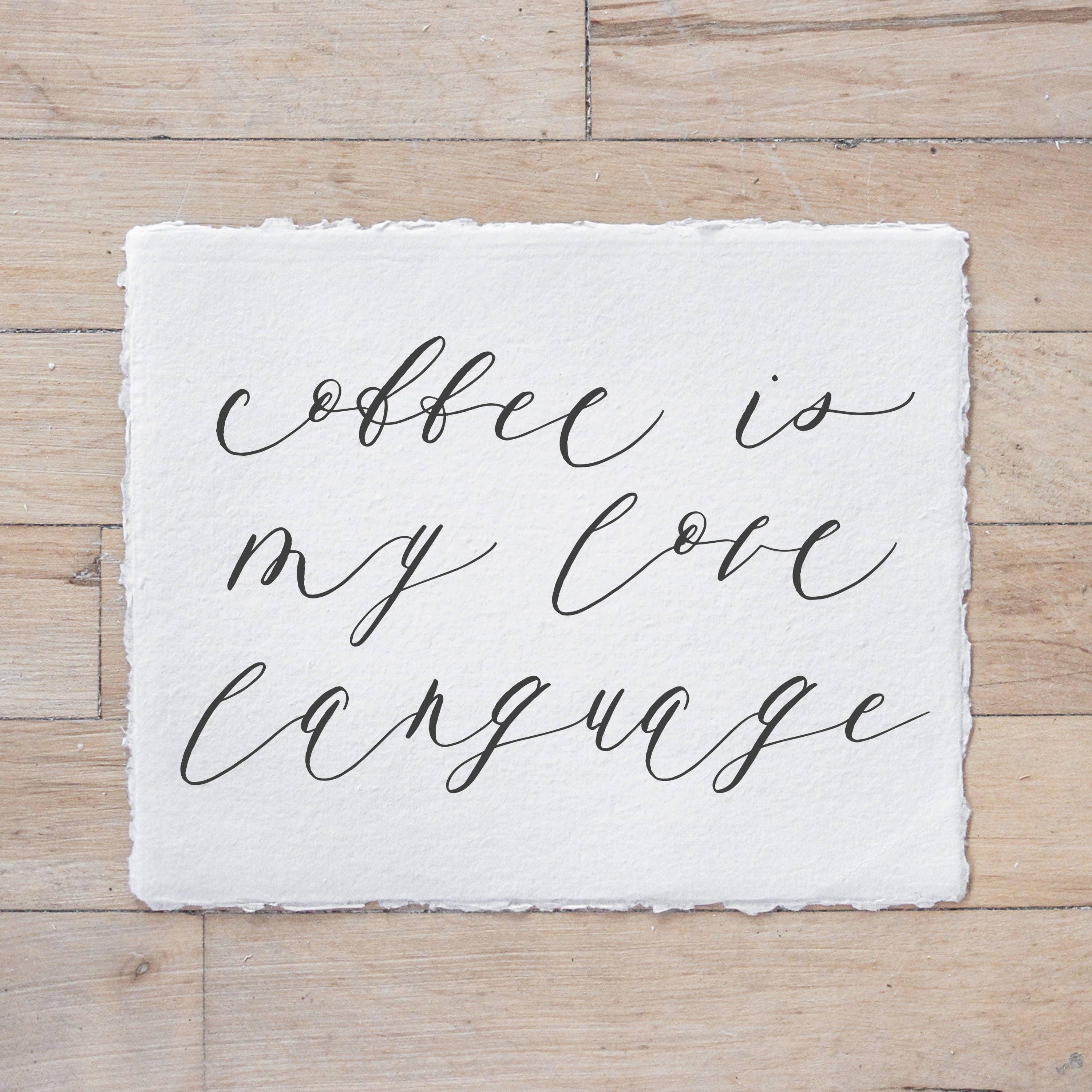 Glass Table Frames & Cards - is My Love Language