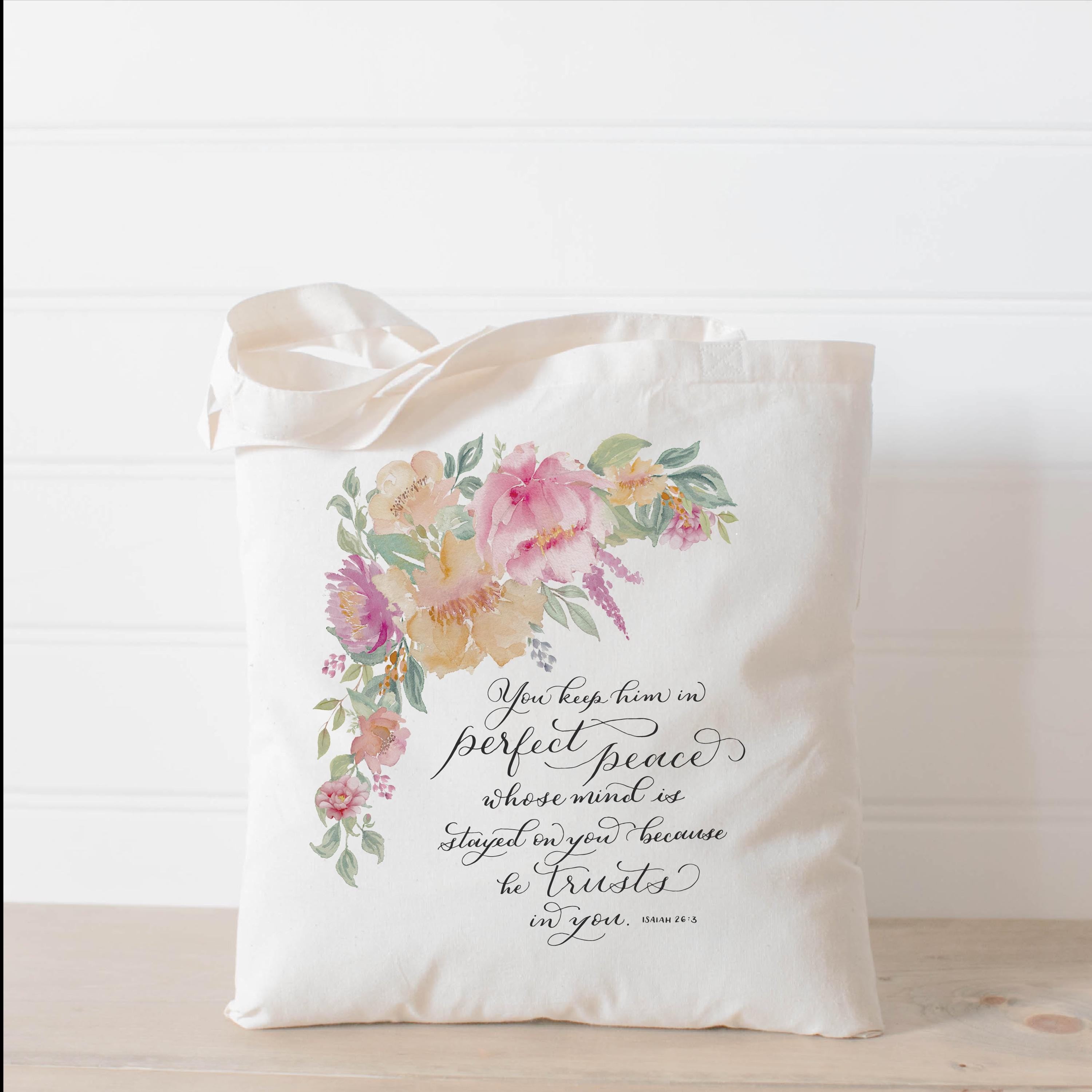 Tote Bags - Isaiah 26