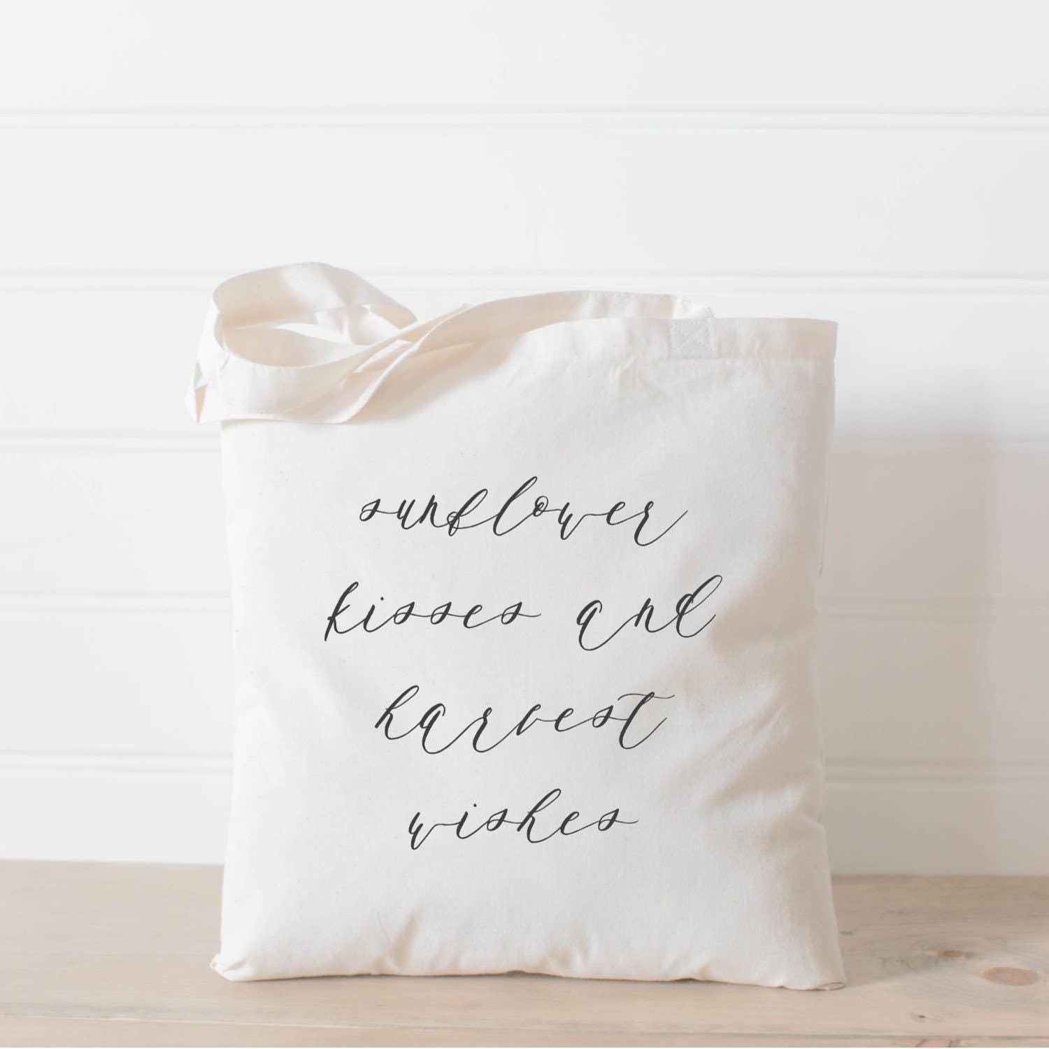 Tote Bags - Sunflower Kisses