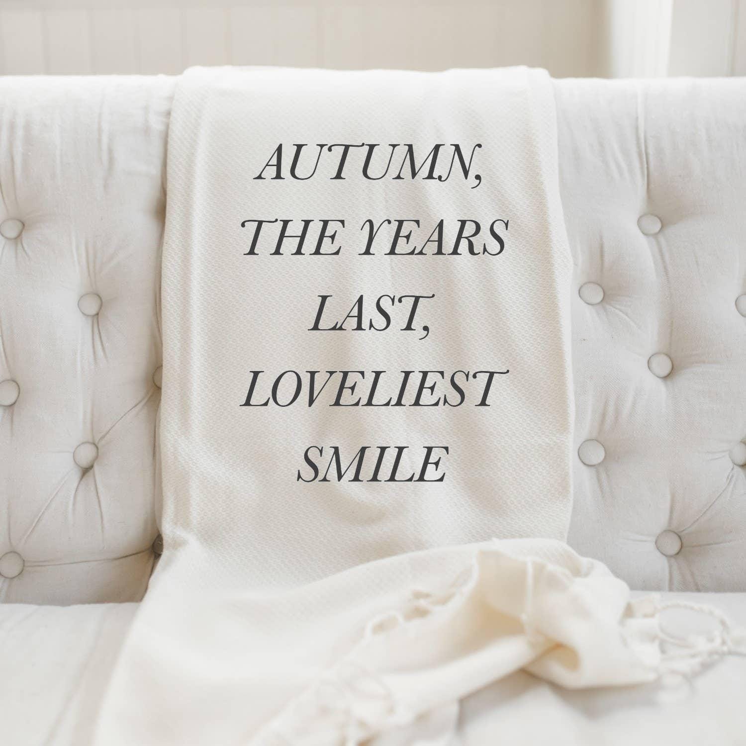 Throw Blankets - Autumn The Last Loveliest