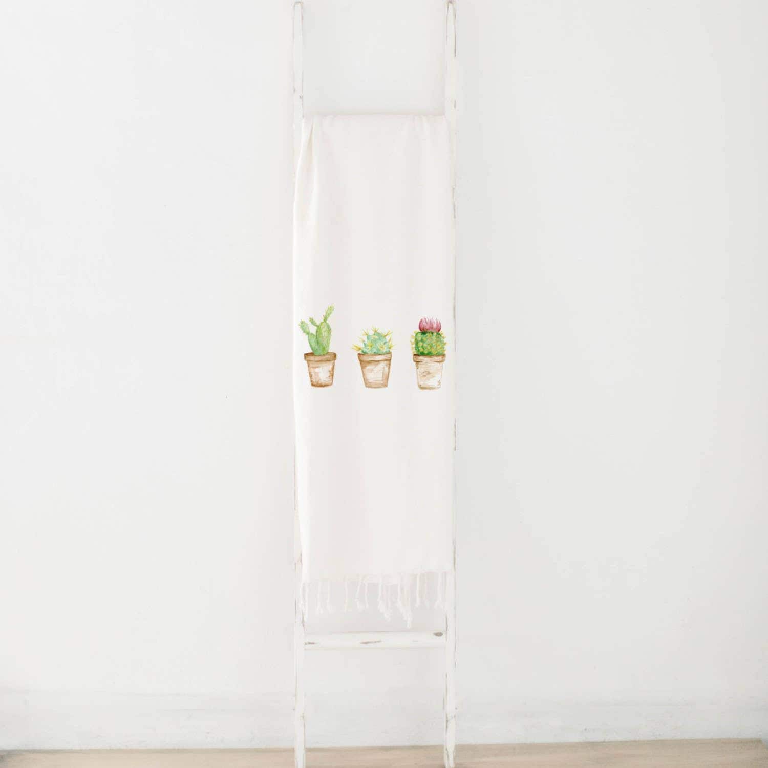 Throw Blankets - Cactus Watercolor