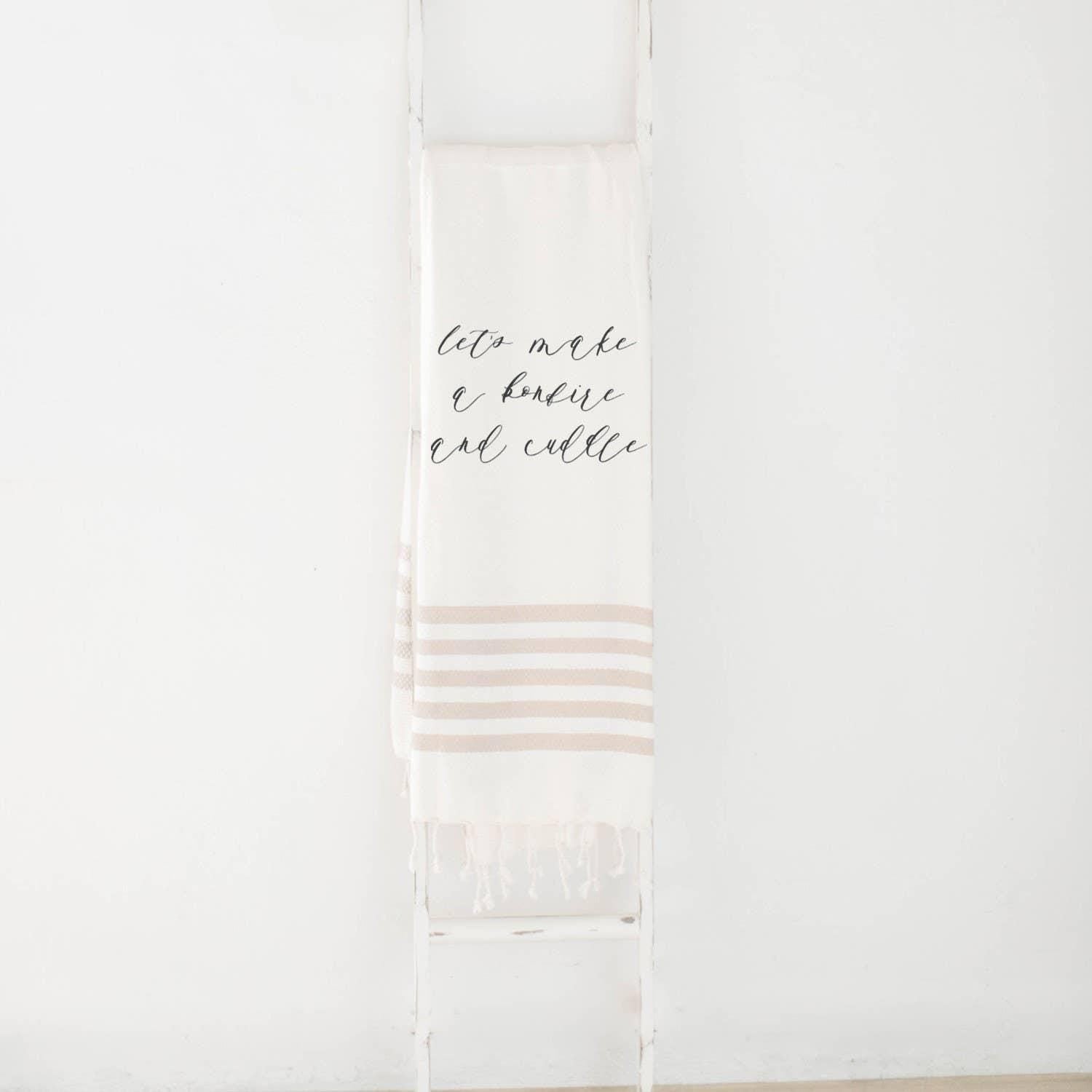 Throw Blankets - Lets Make A Bonfire and Cuddle