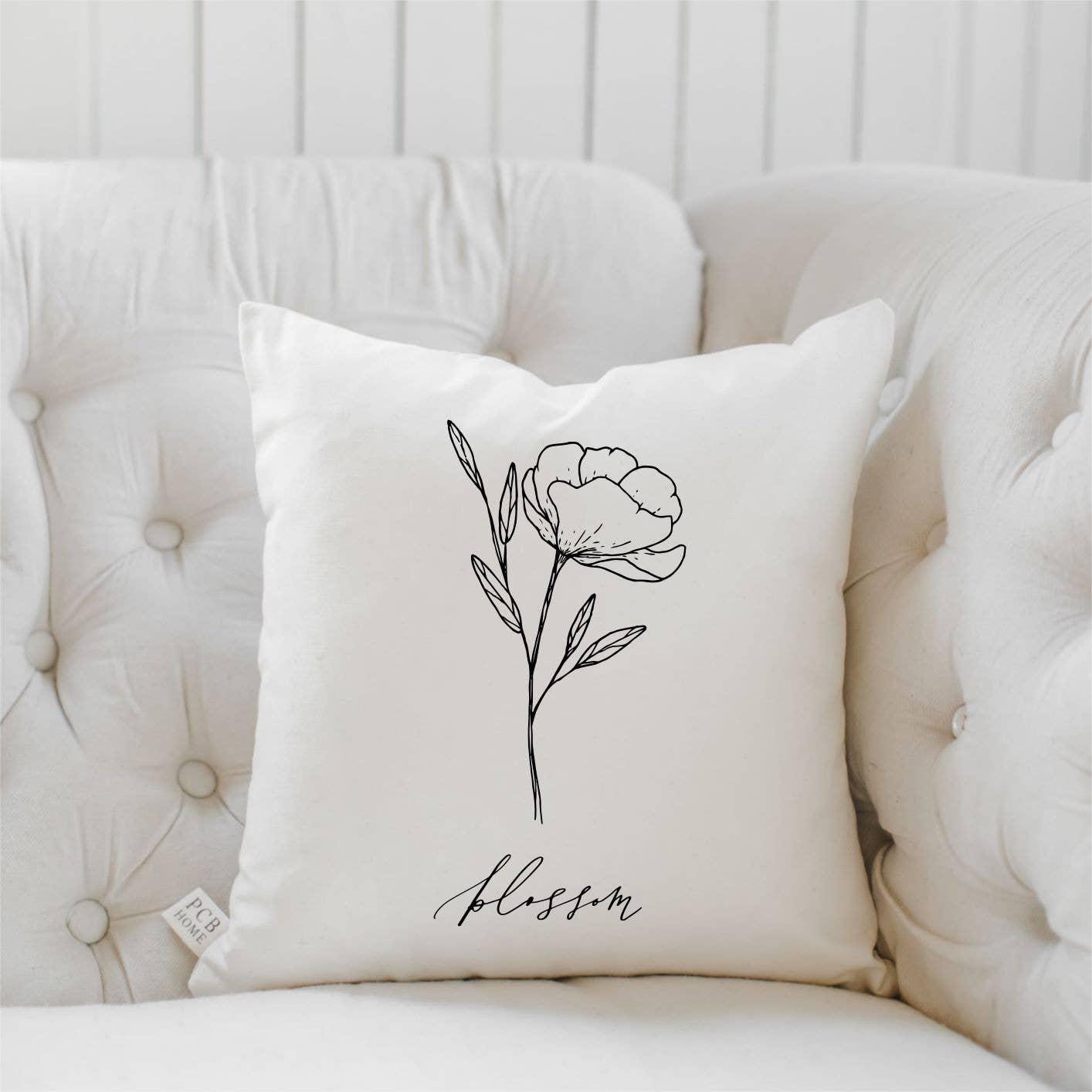 Throw Pillows - Blossom Wildflower