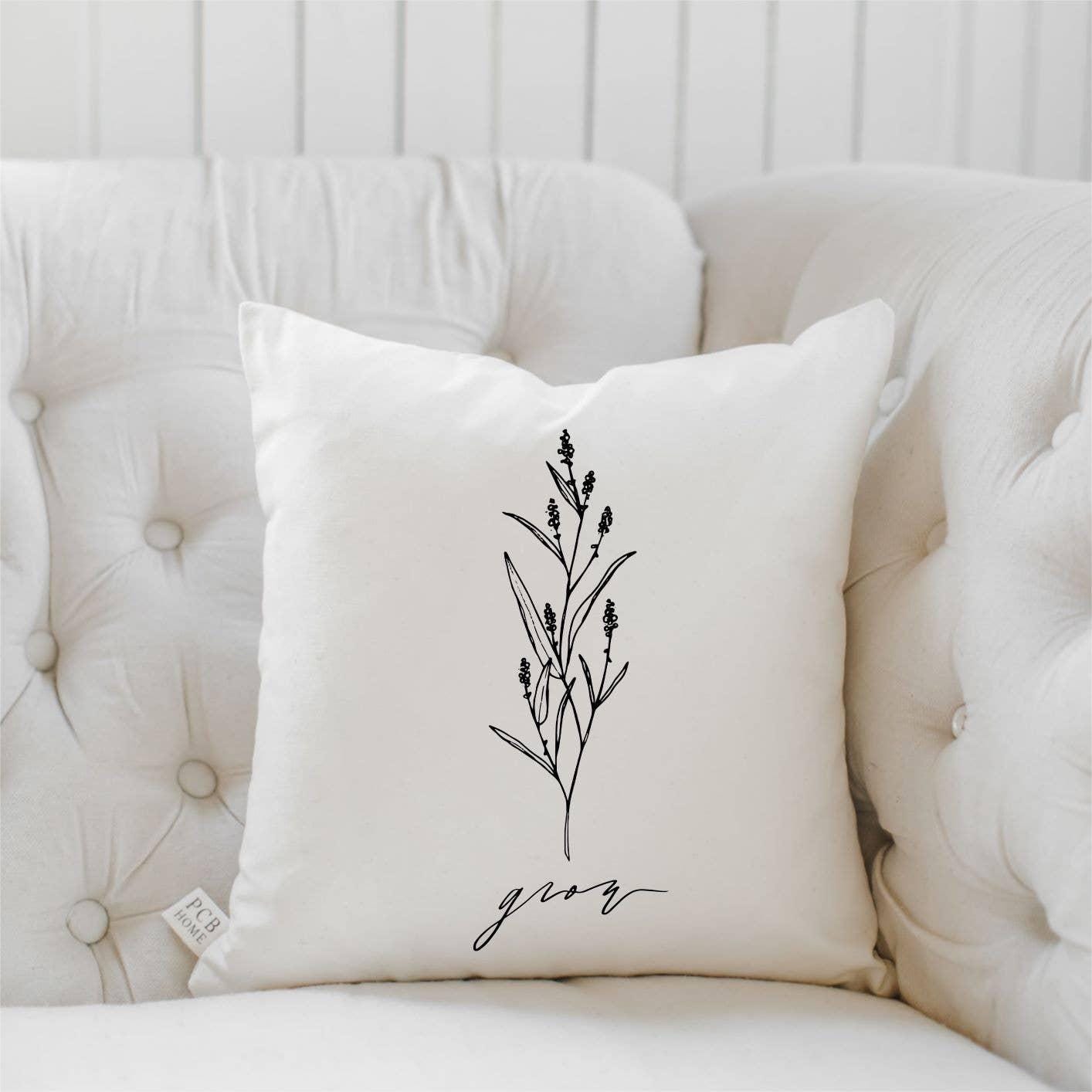 Throw Pillows - Grow Wildflower