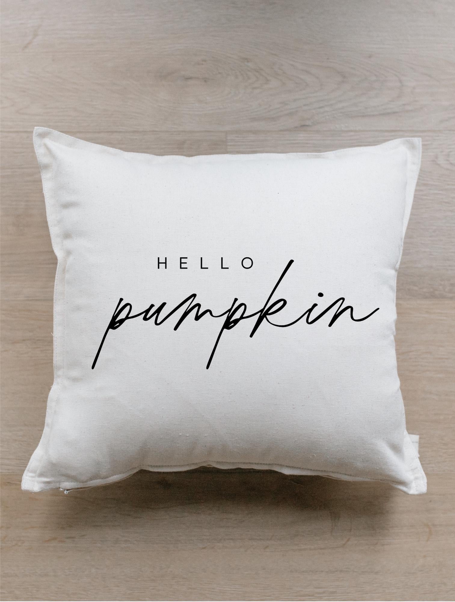 Throw Pillows - Hello Pumpkin