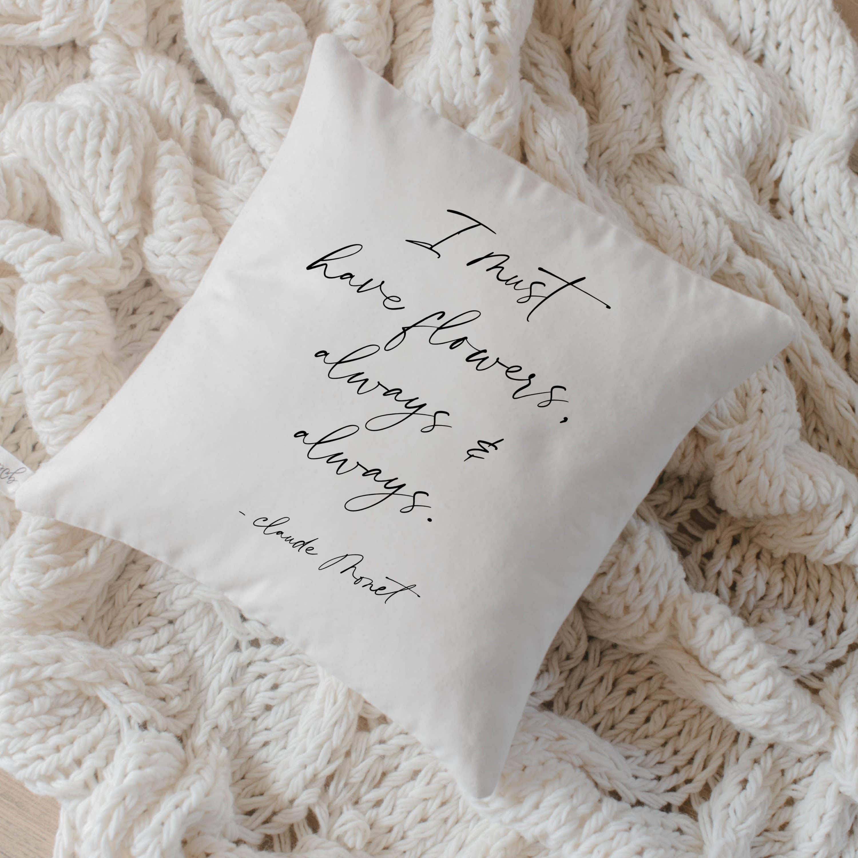 Throw Pillows - I Must Have Flowers