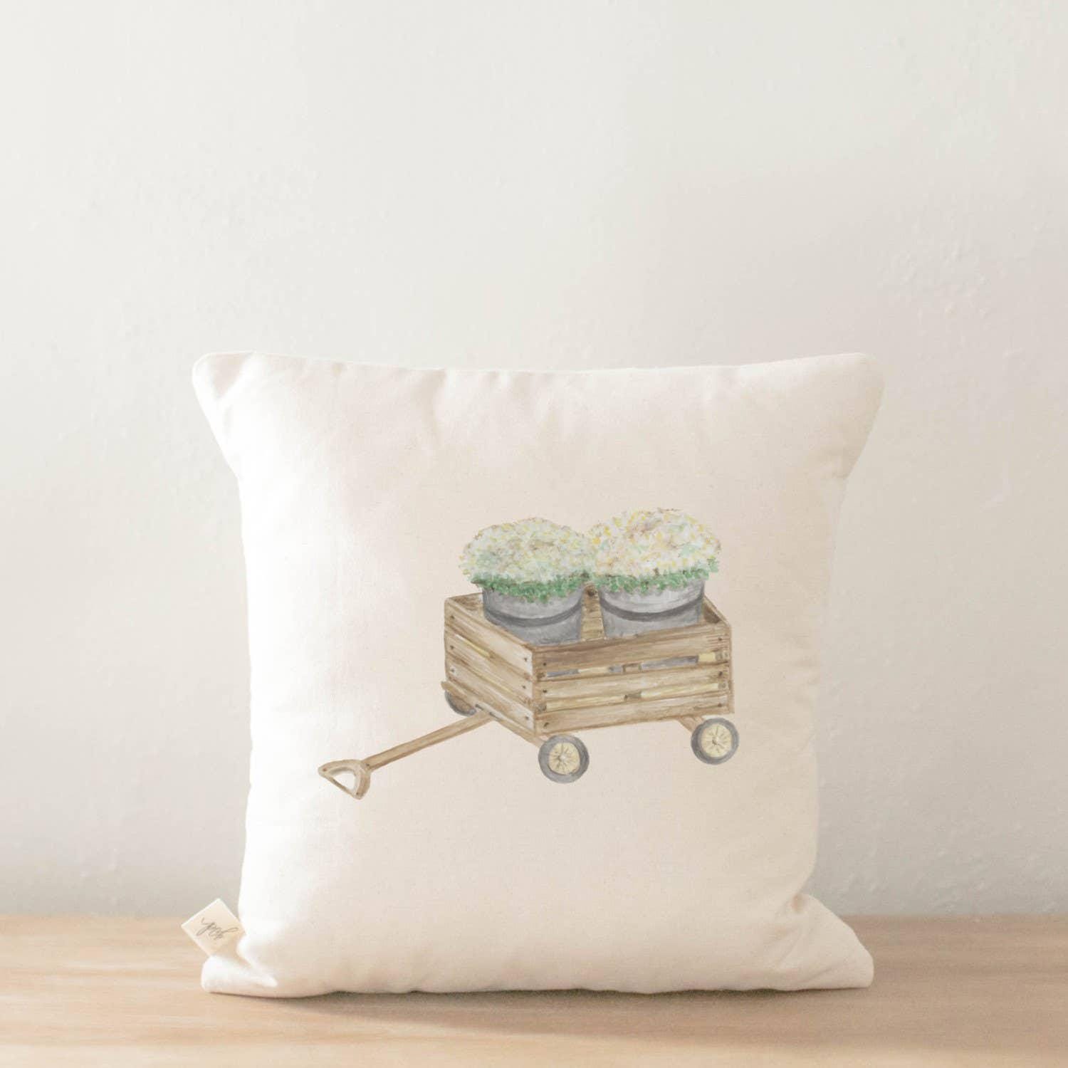 Throw Pillows - Mums Watercolor