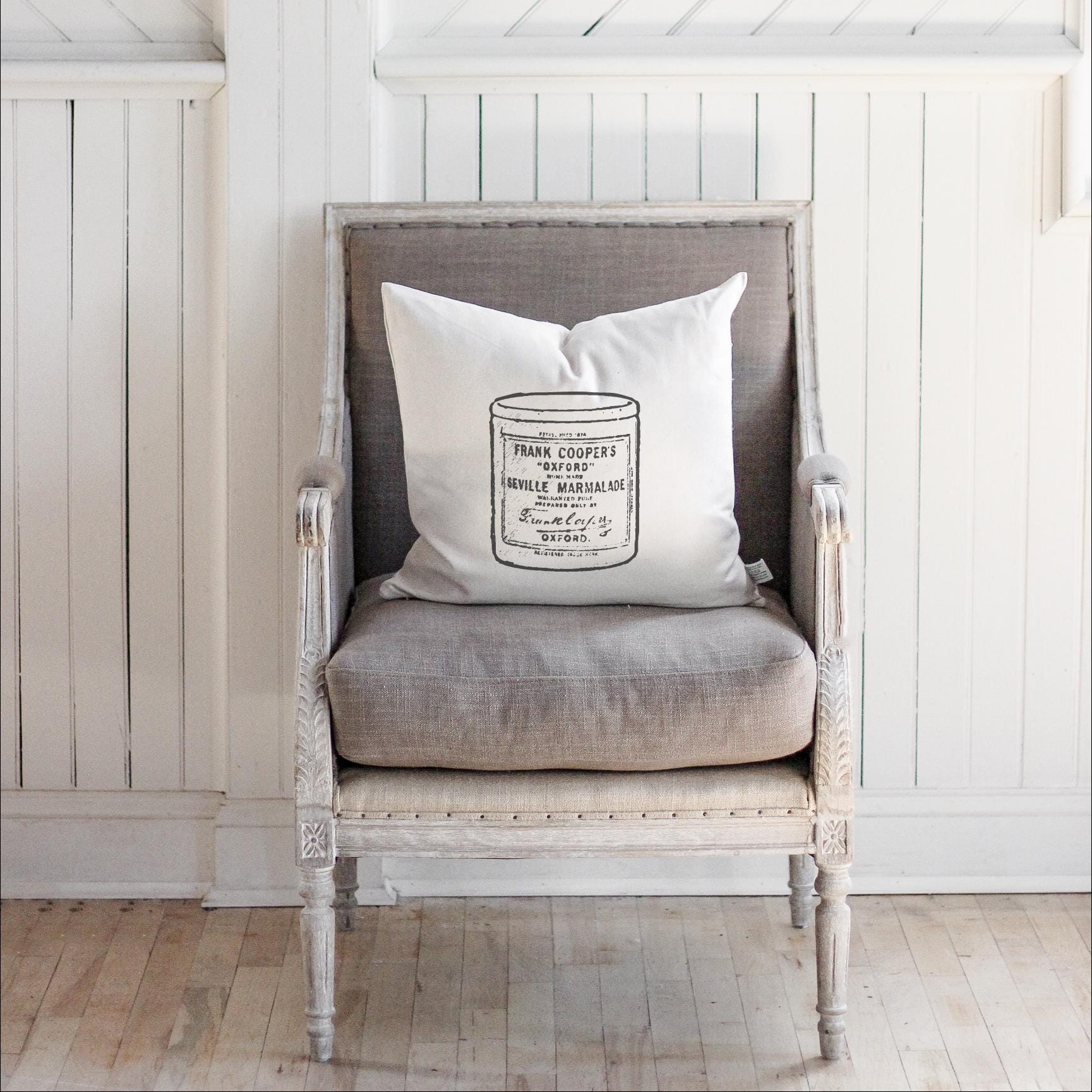 Throw Pillows - Vintage Marmalade Jar