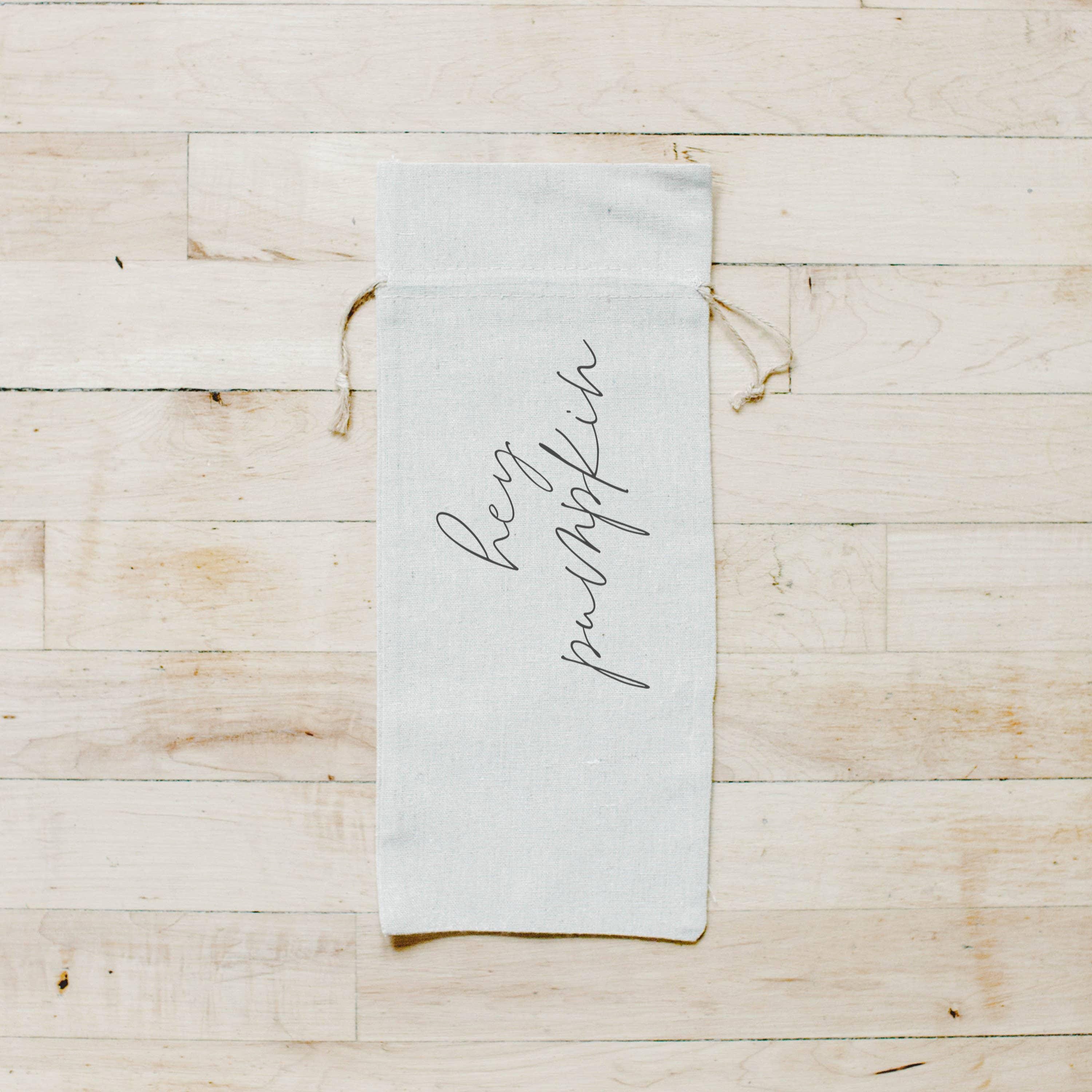 Wine Bags - Hey Pumpkin