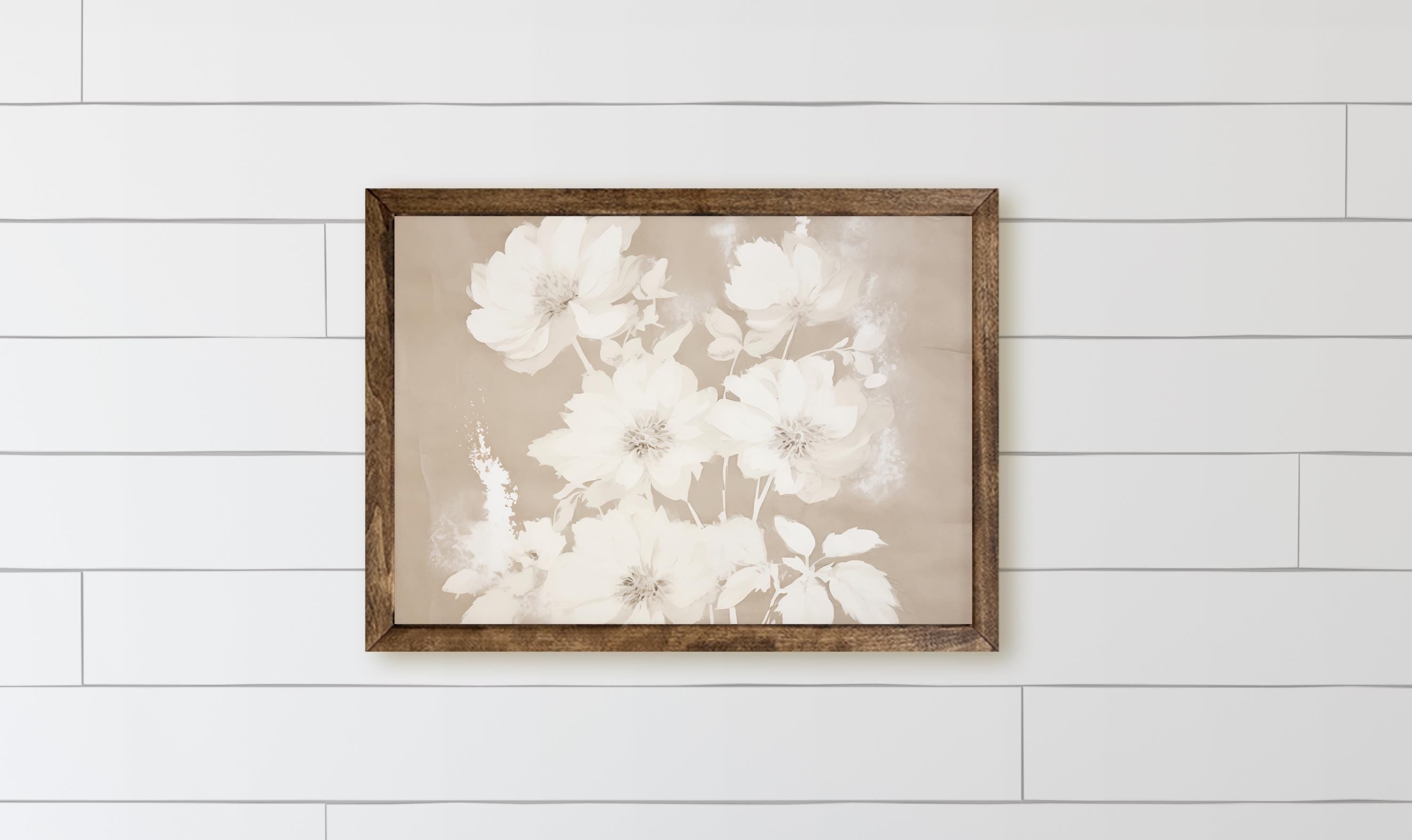 Wooden Frames - Flowers