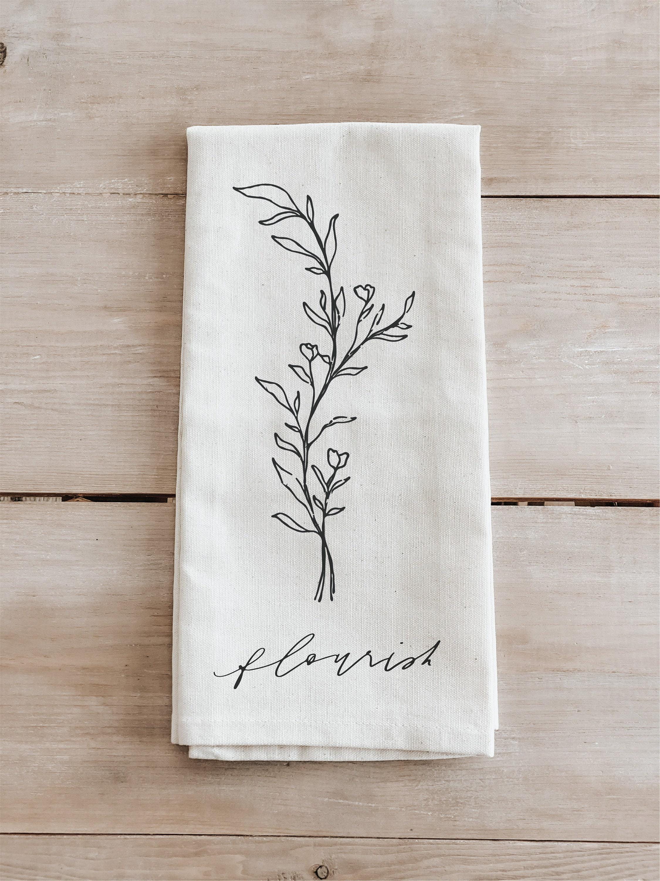 Tea Towel - Flourish Wildflower