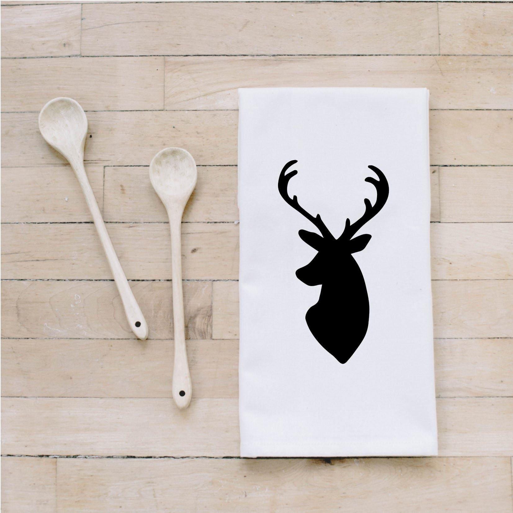 Tea Towel - Deer Silhouette