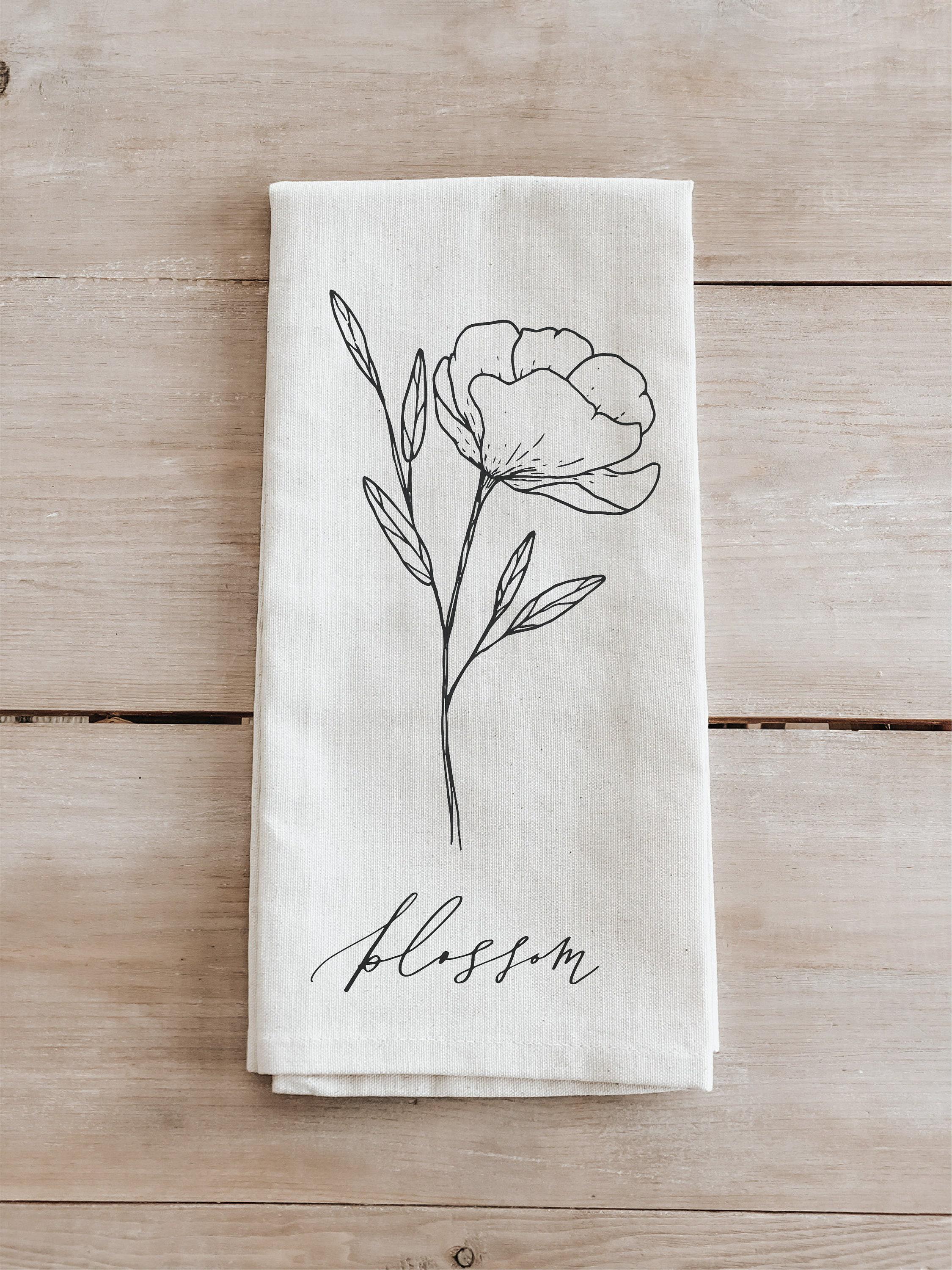 Tea Towel - Blossom Wildflower