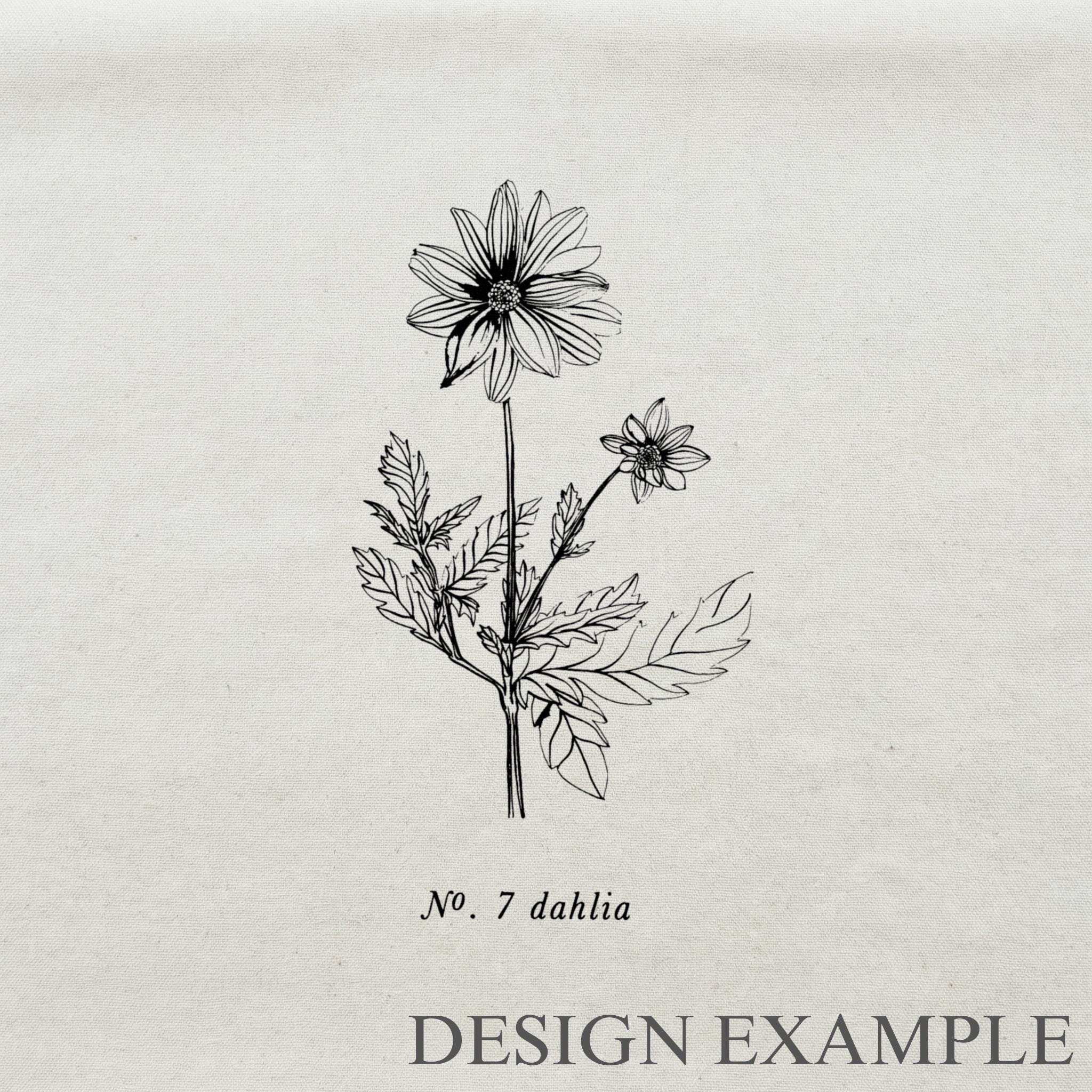 Aprons - Botanical Flowers