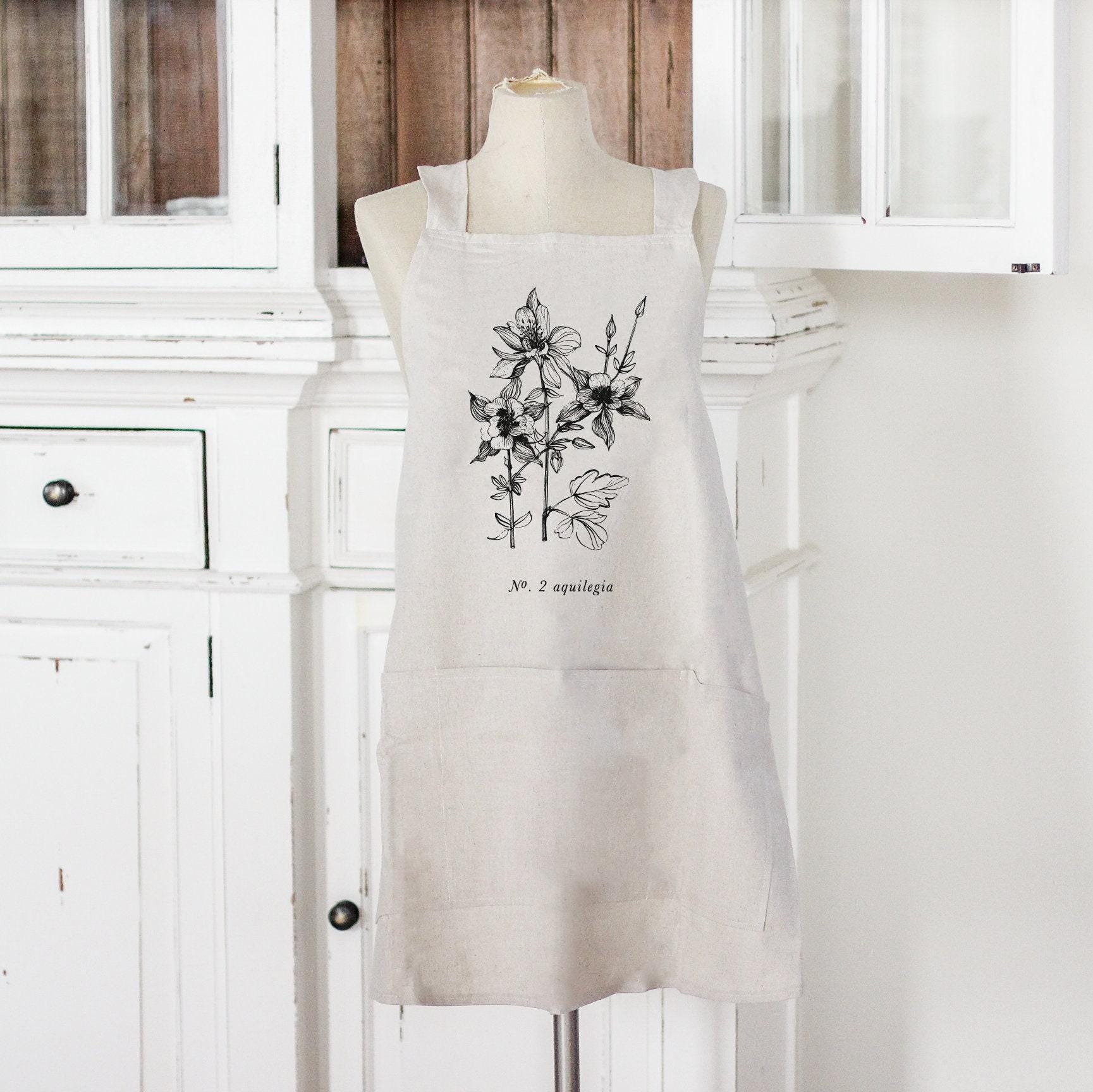Aprons - Botanical Flowers
