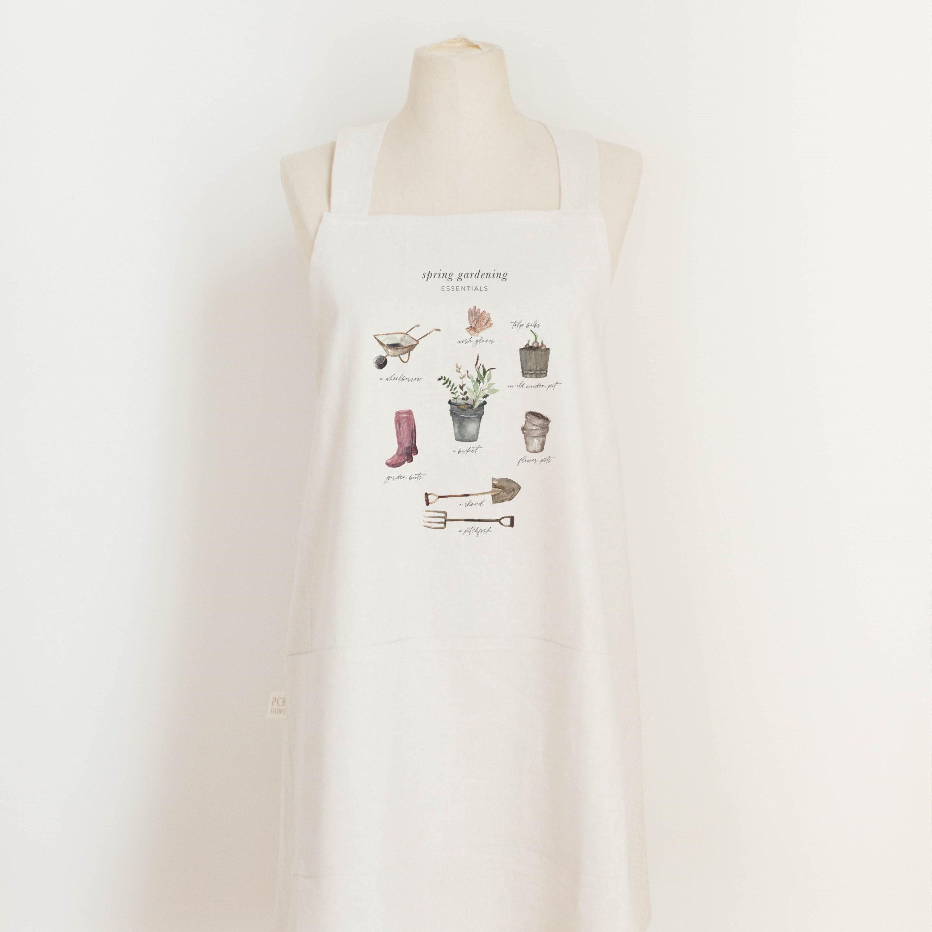 Aprons - Garden Essentials Watercolor