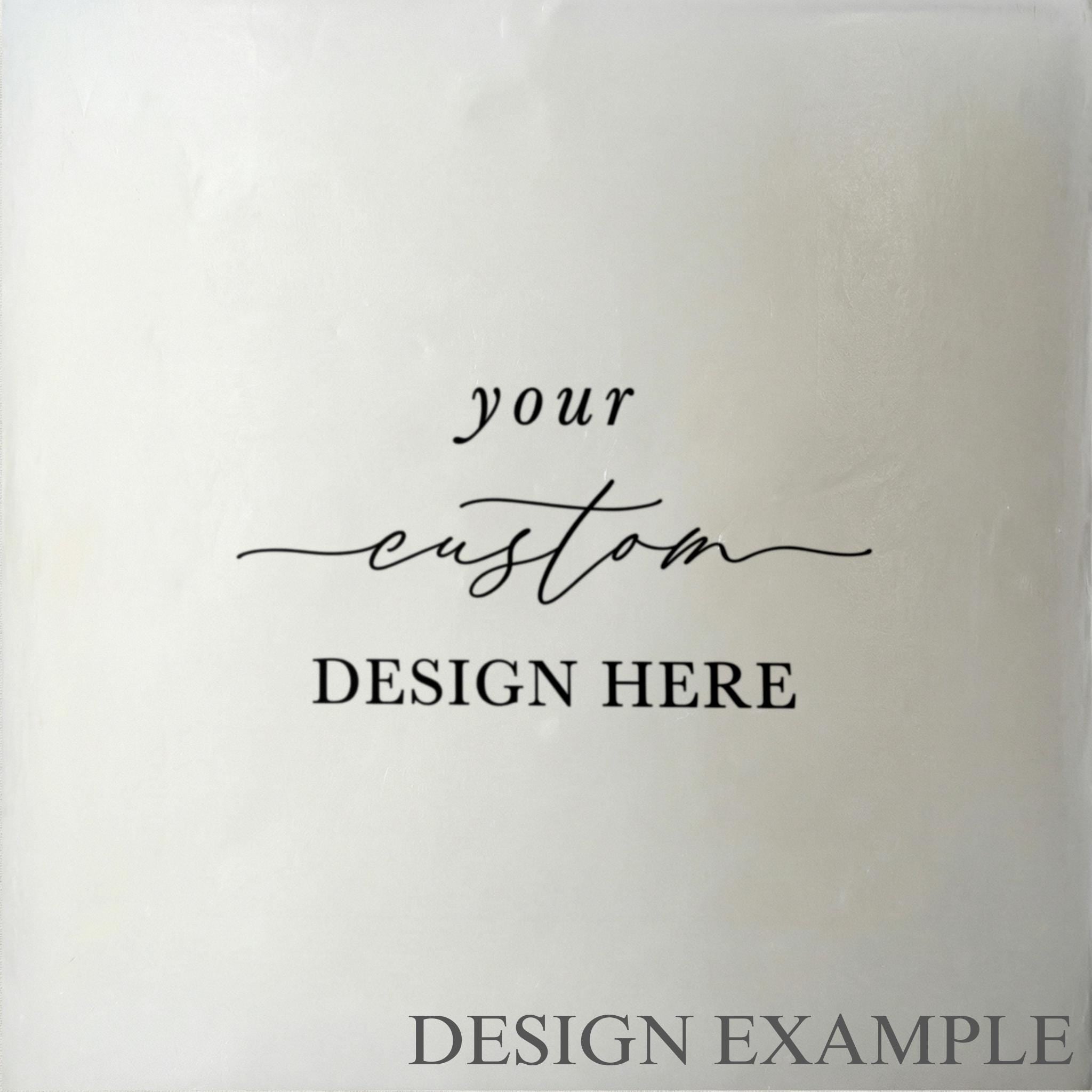 Custom Candles - Custom Design