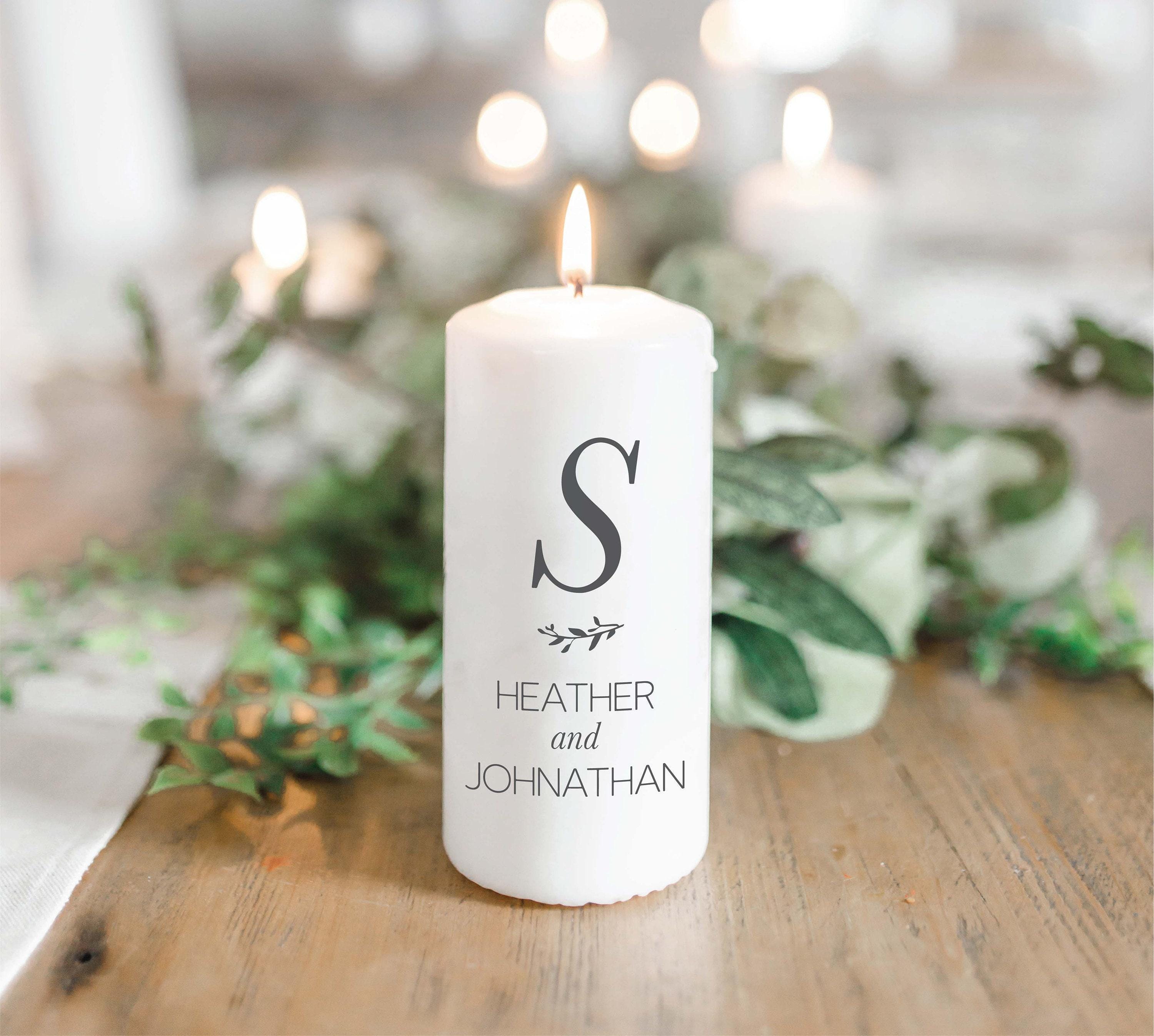Personalized Candles - Personalized Initial and Names