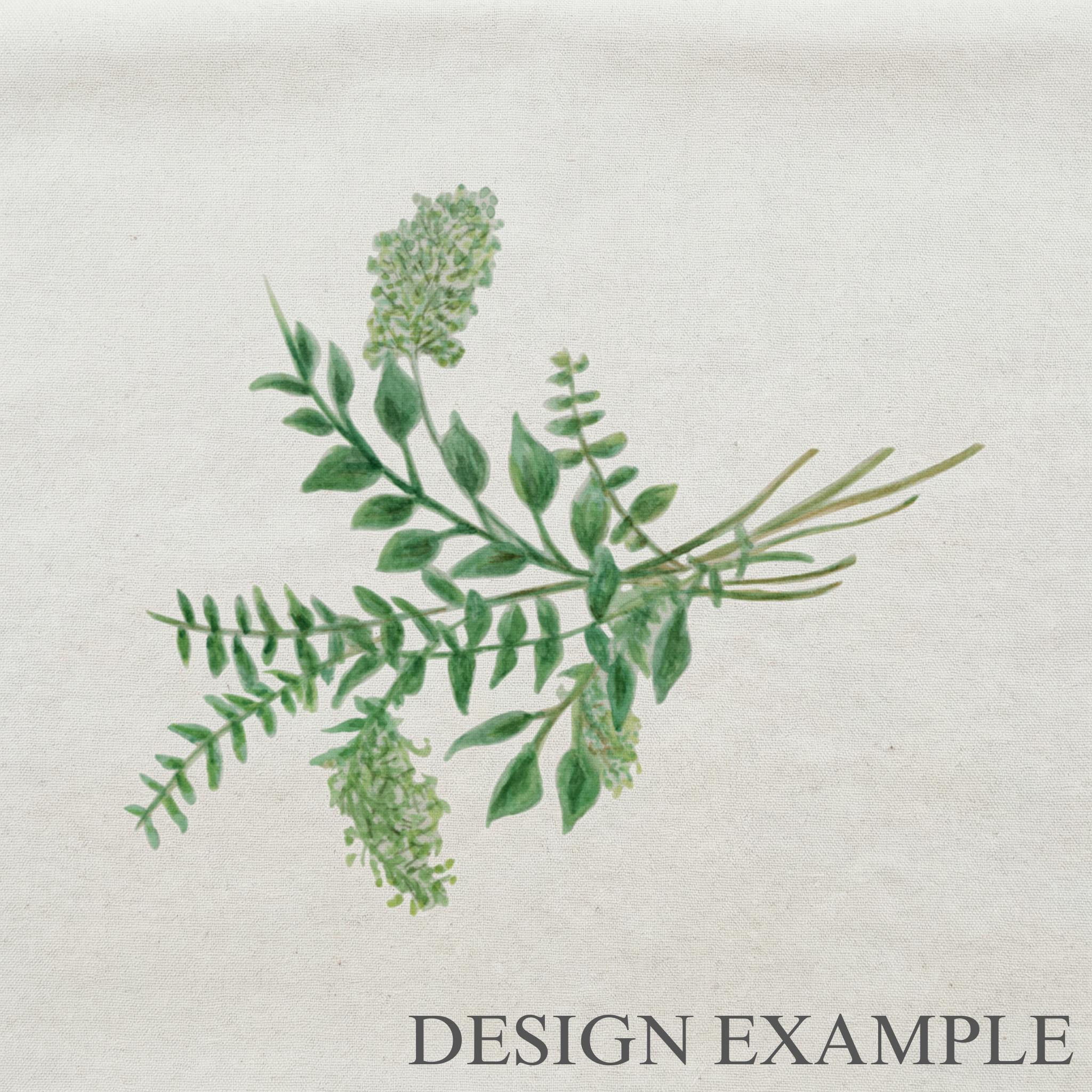 Embroidery Hoops - Eucalyptus Bunch Watercolor