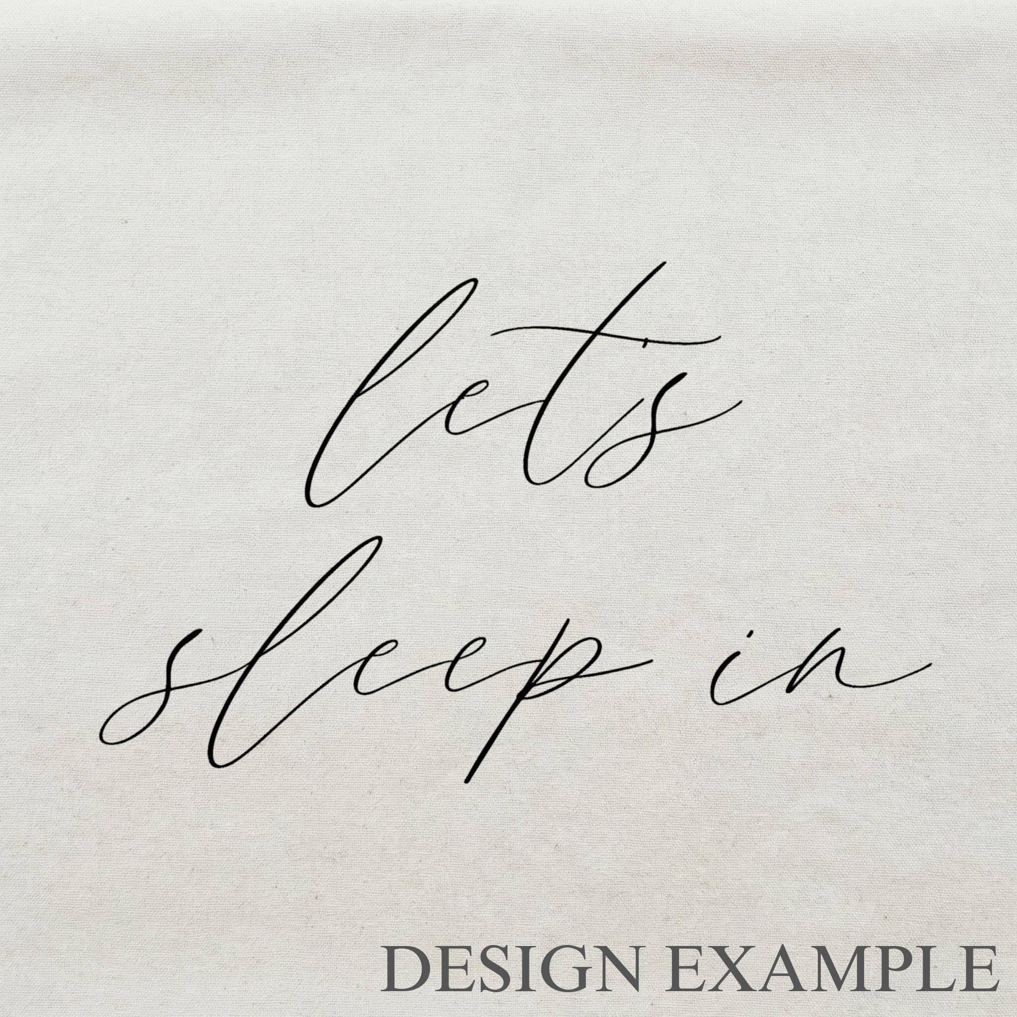 Embroidery Hoops - Let's Sleep In