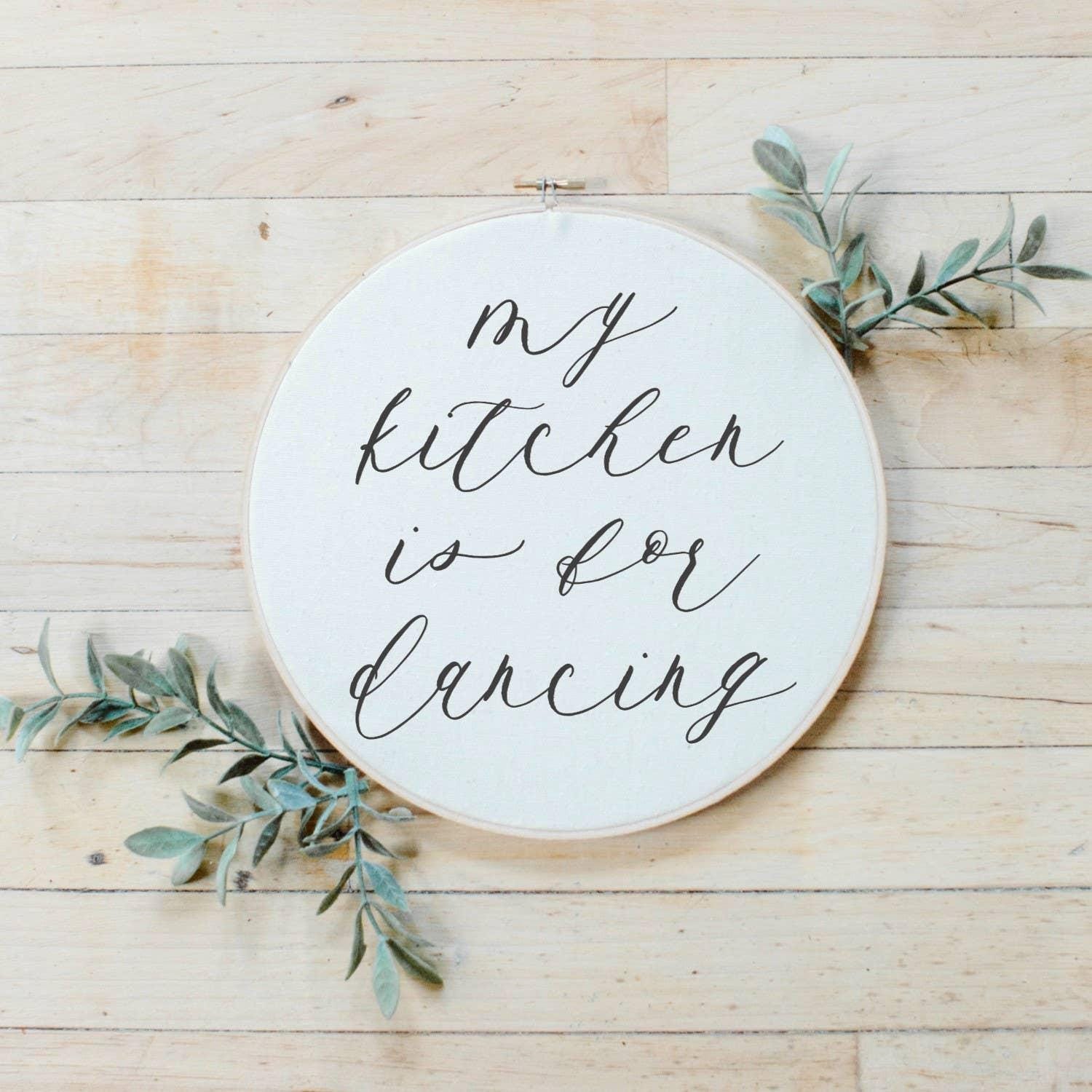 Embroidery Hoops - My is for Dancing