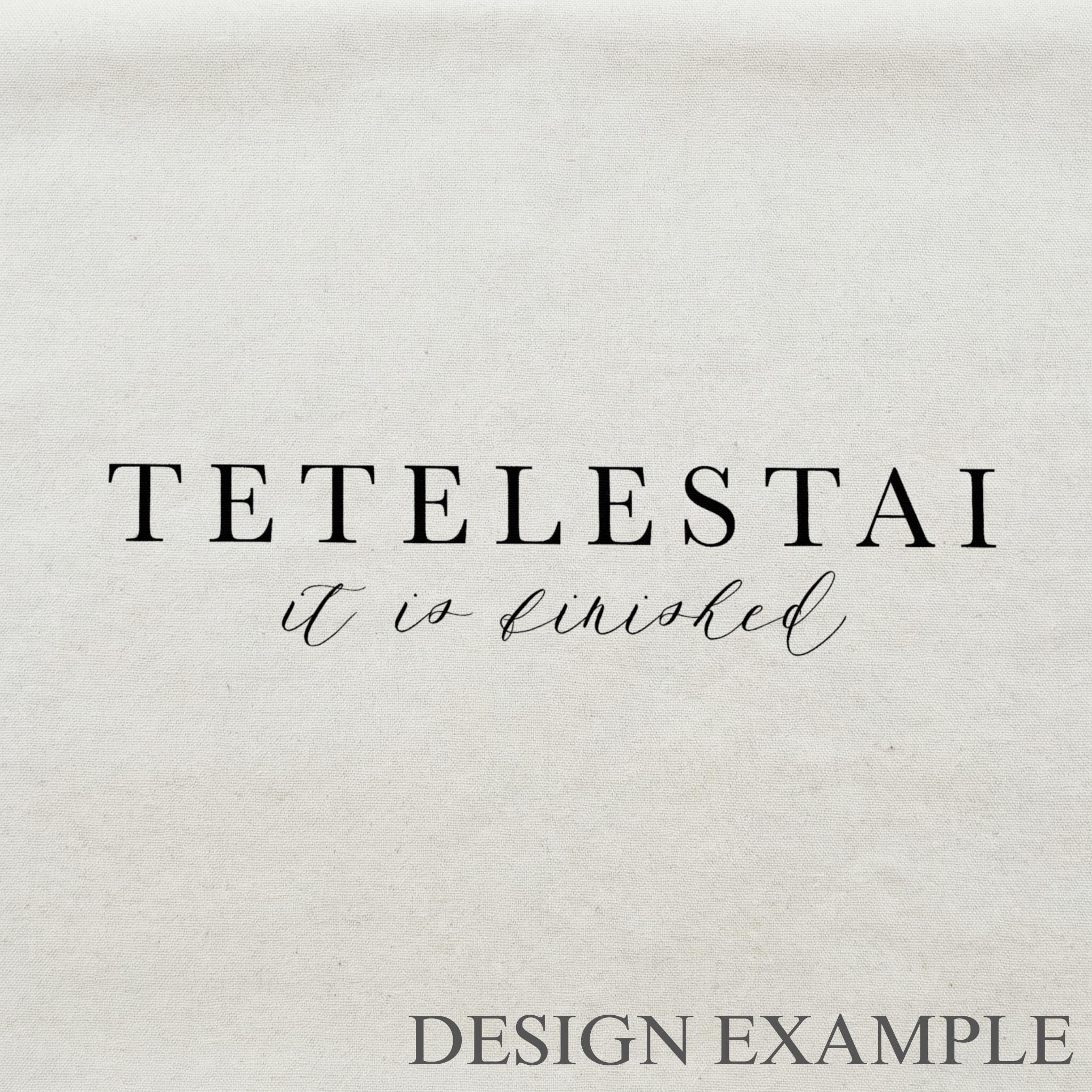 Embroidery Hoops - Tetelestai