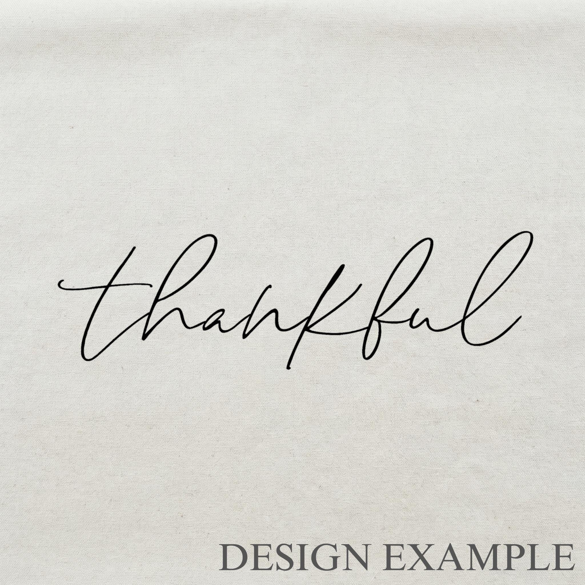 Embroidery Hoops - Thankful