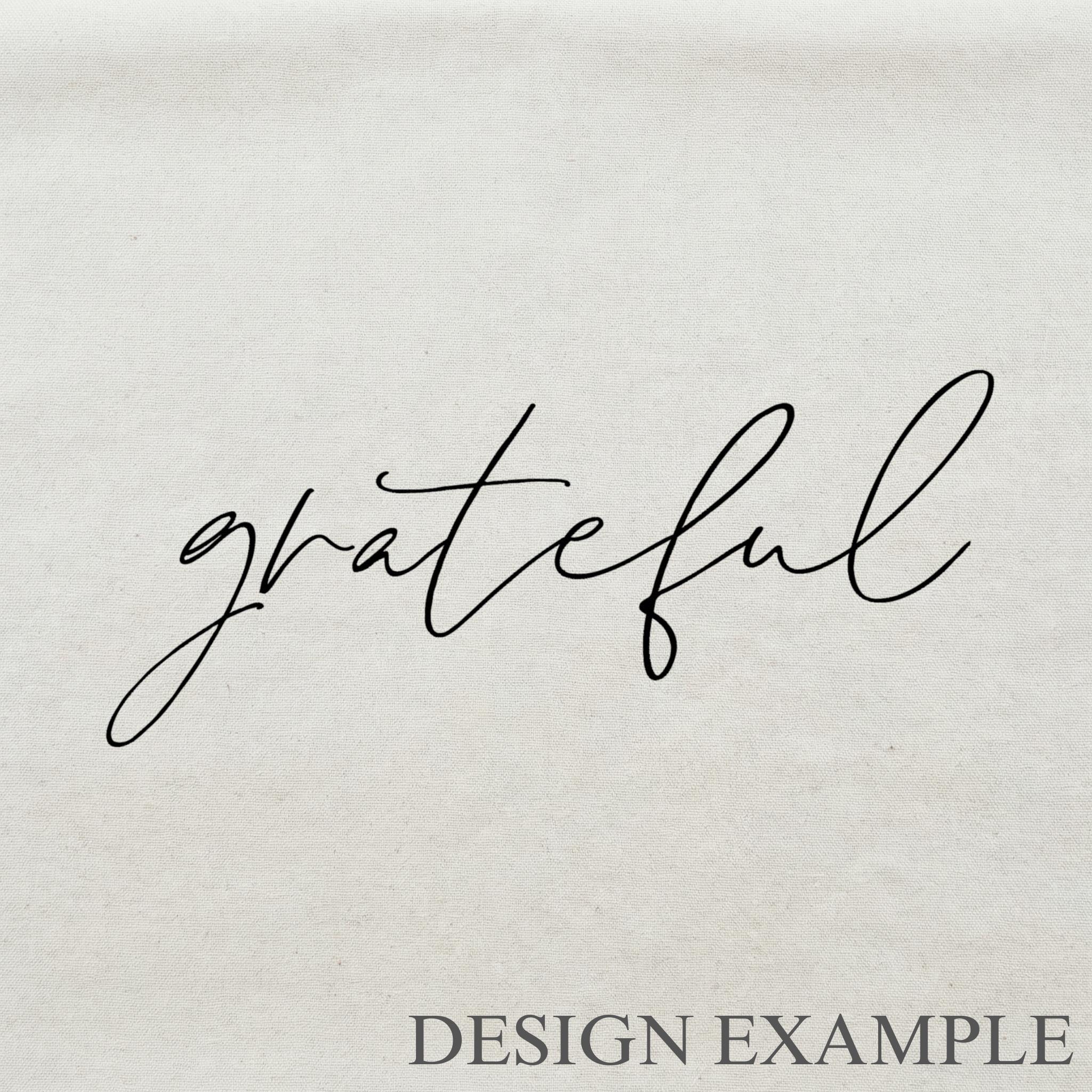 Embroidery Hoops - Grateful
