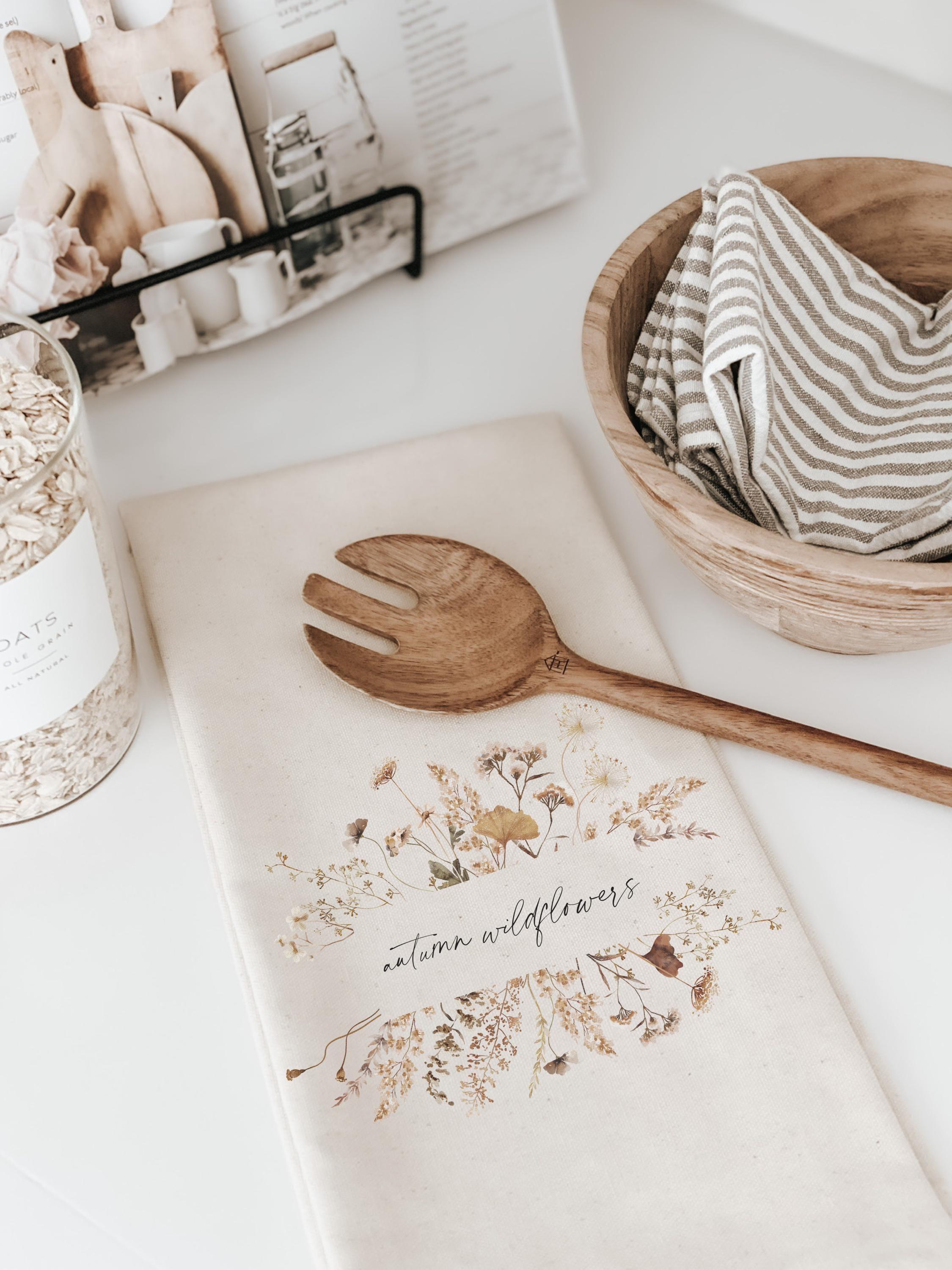 Tea Towel - Autumn Wildflowers