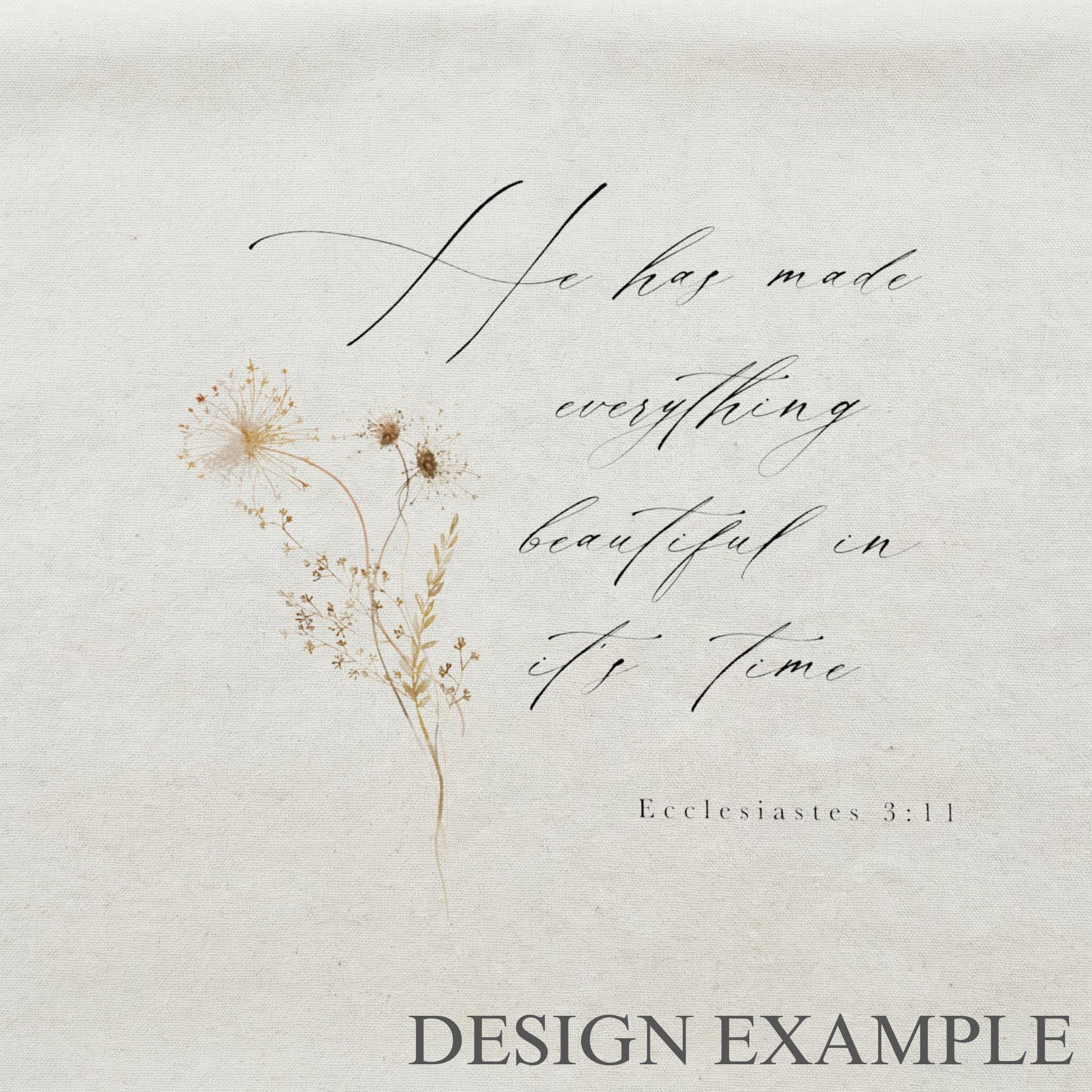 Tea Towel - Ecclesiastes 3