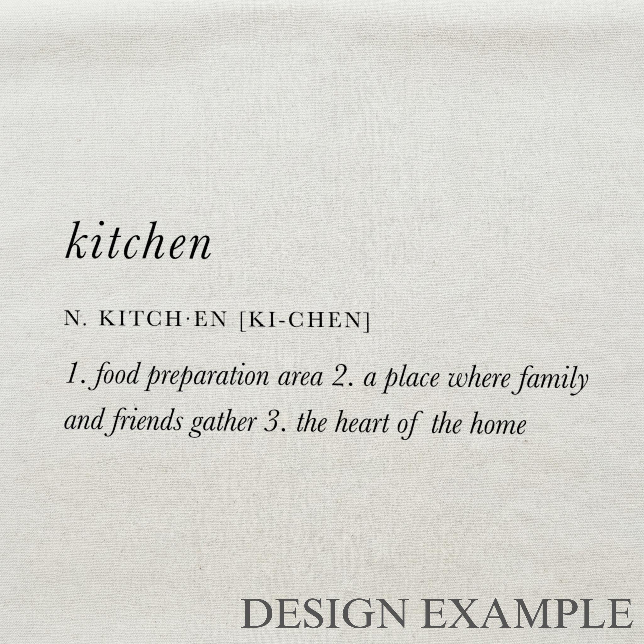 Tea Towel - Kitchen Definition