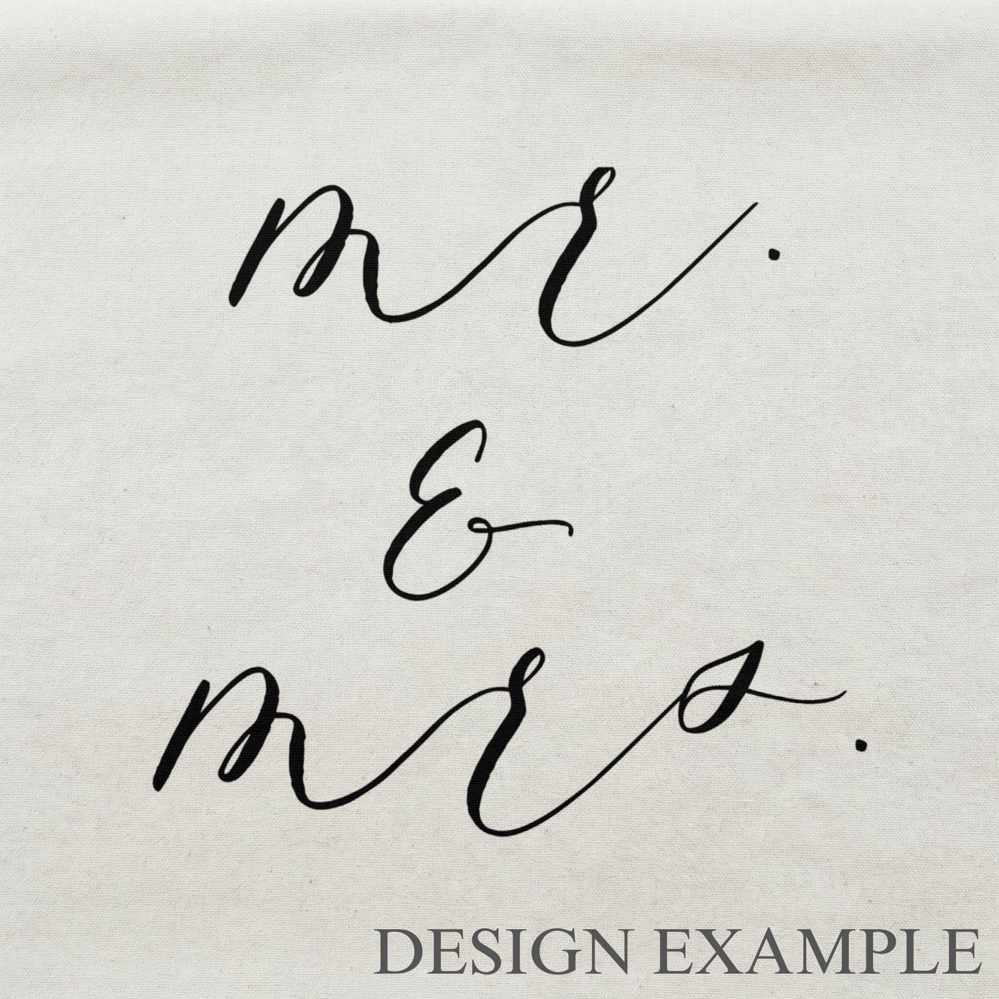 Tea Towel - Mr & Mrs