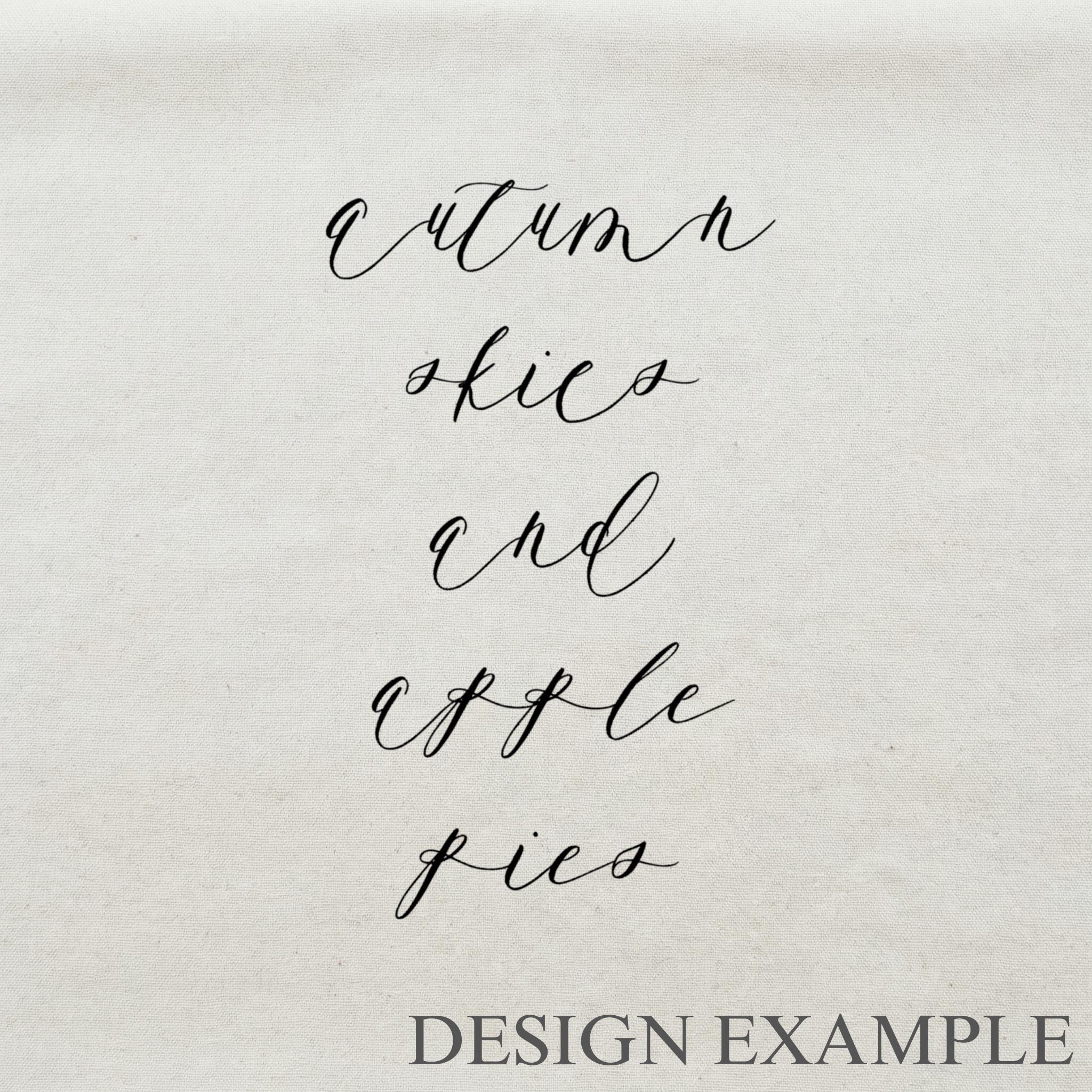 Tea Towel - Autumn Skies and Apple Pies