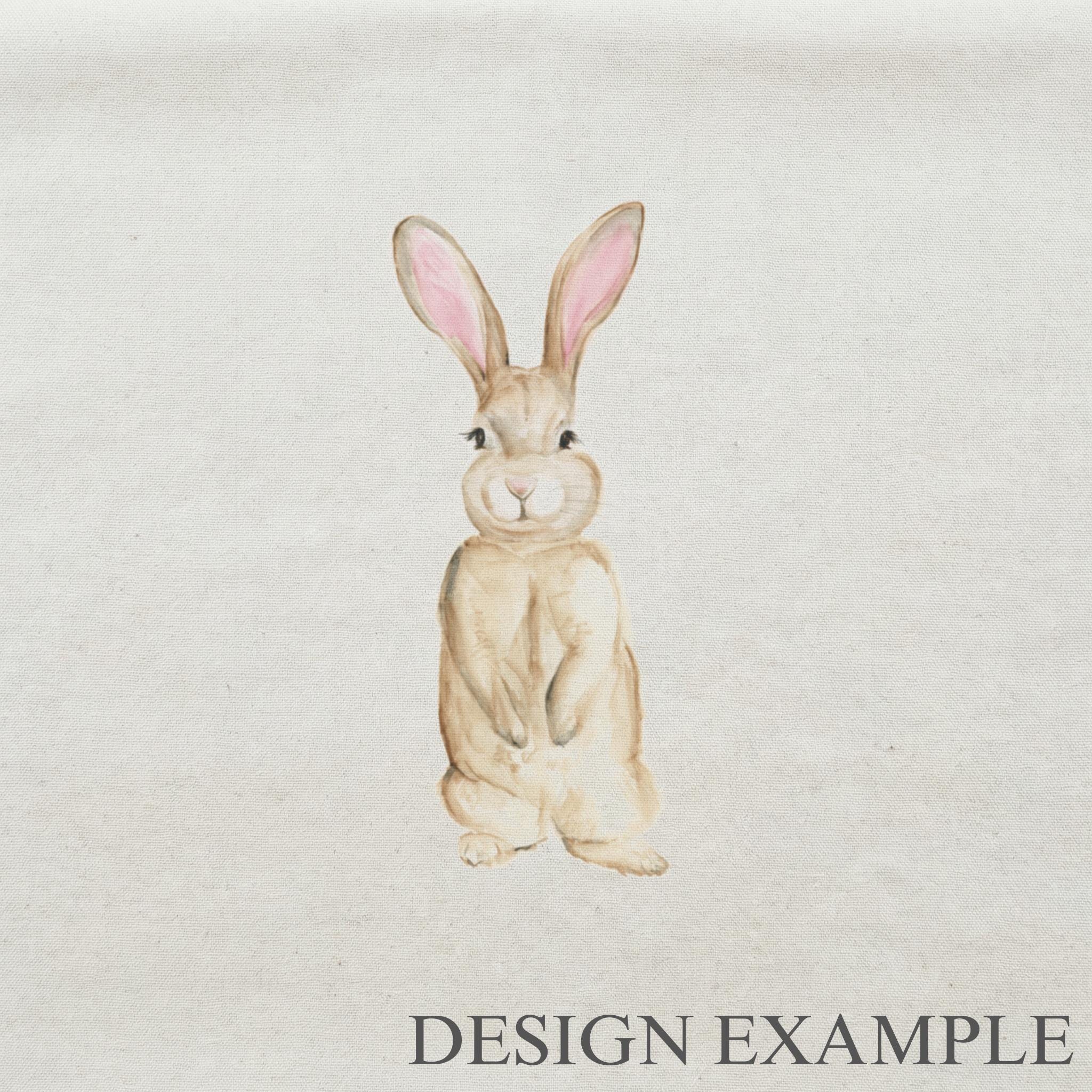 Tea Towel - Bunny Watercolor