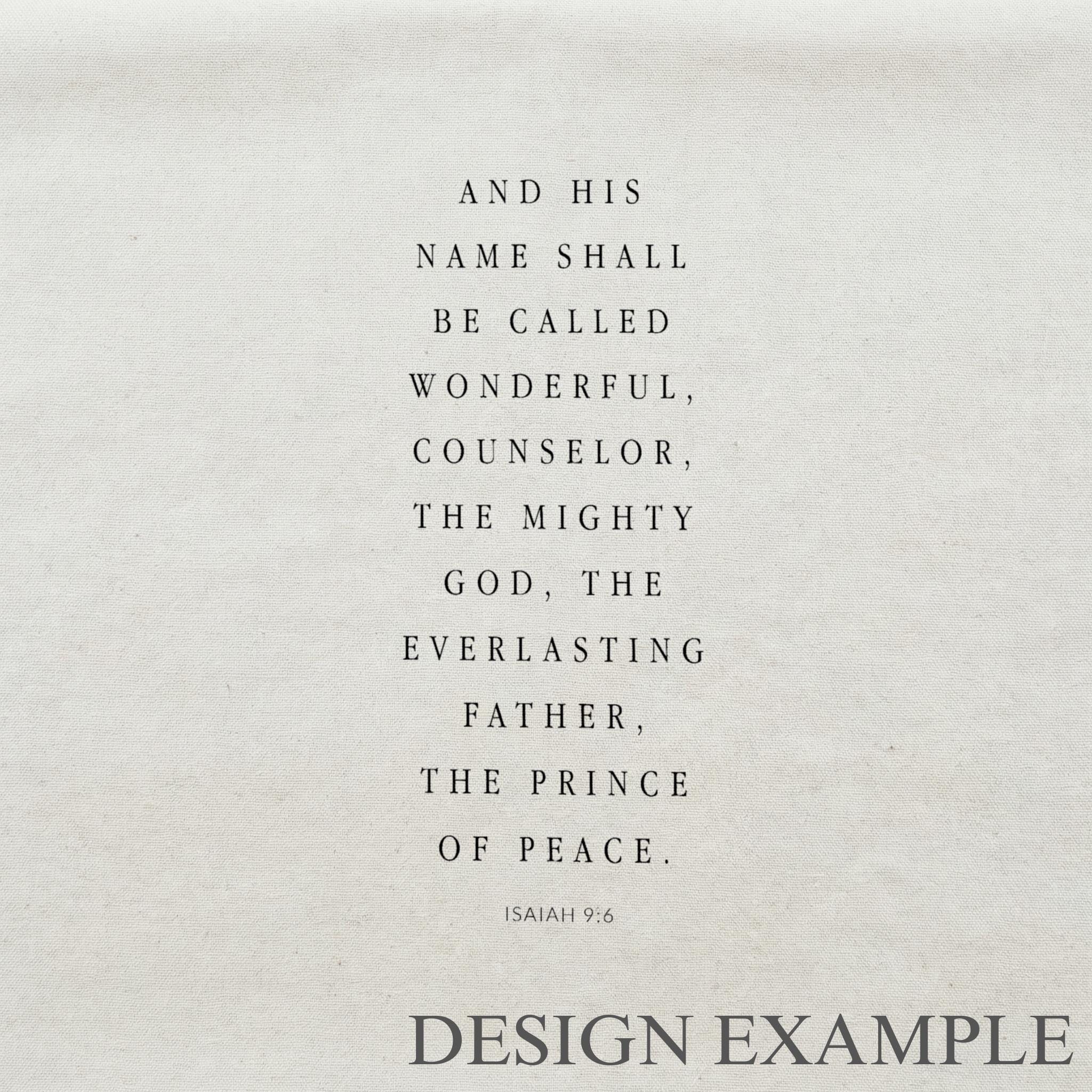 Tea Towel - Isaiah 96