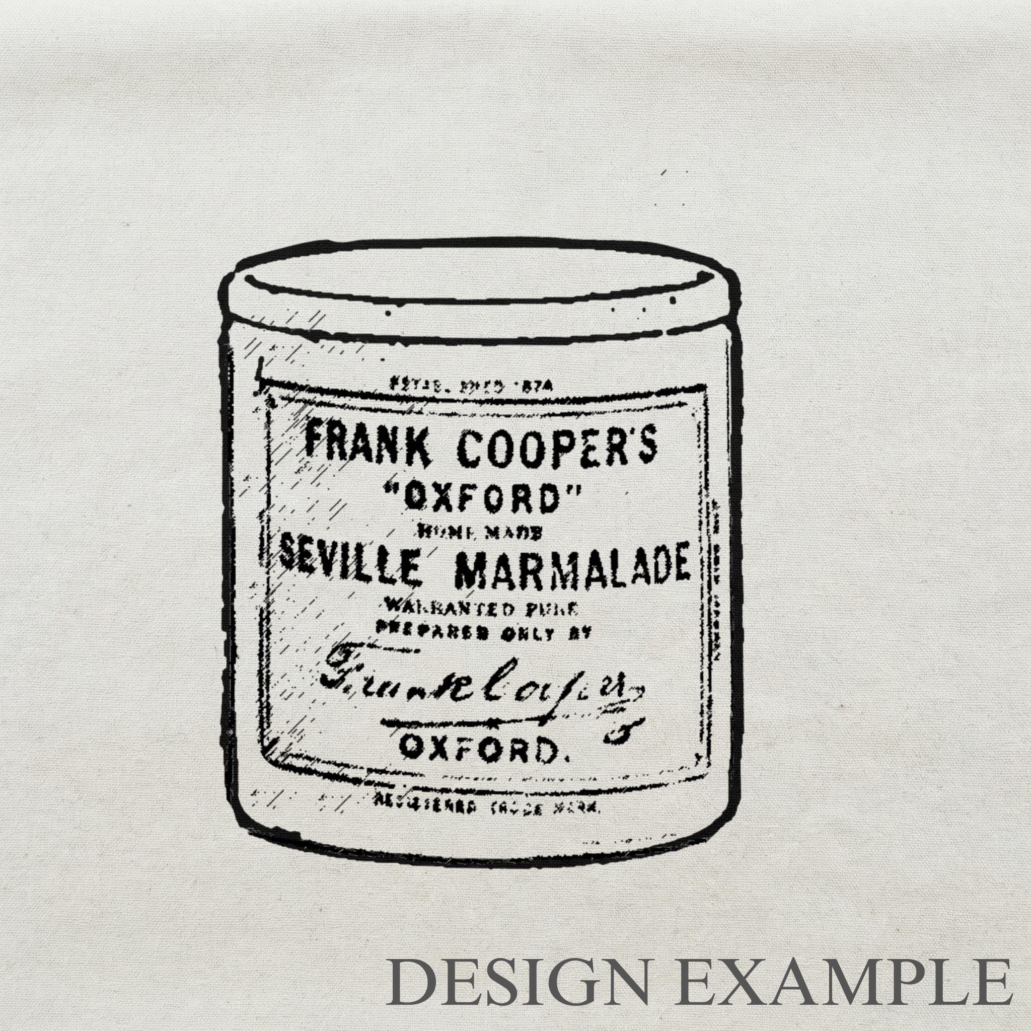 Tea Towel - Vintage Marmalade Jar