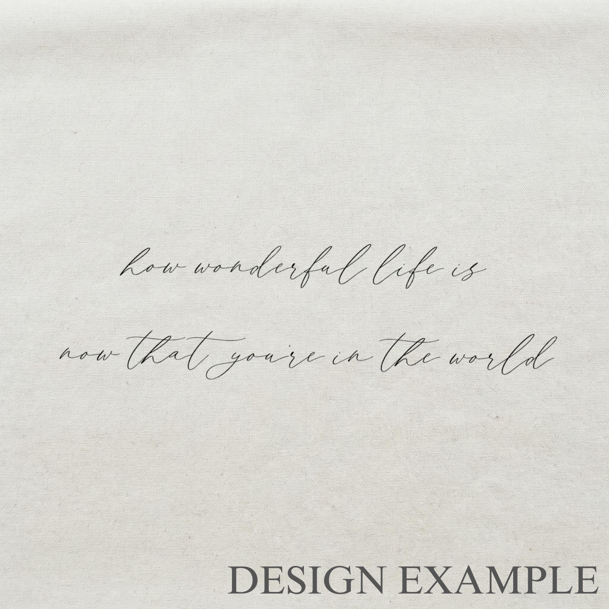 Lumbar Pillows - How Wonderful Life Is Now That You're in