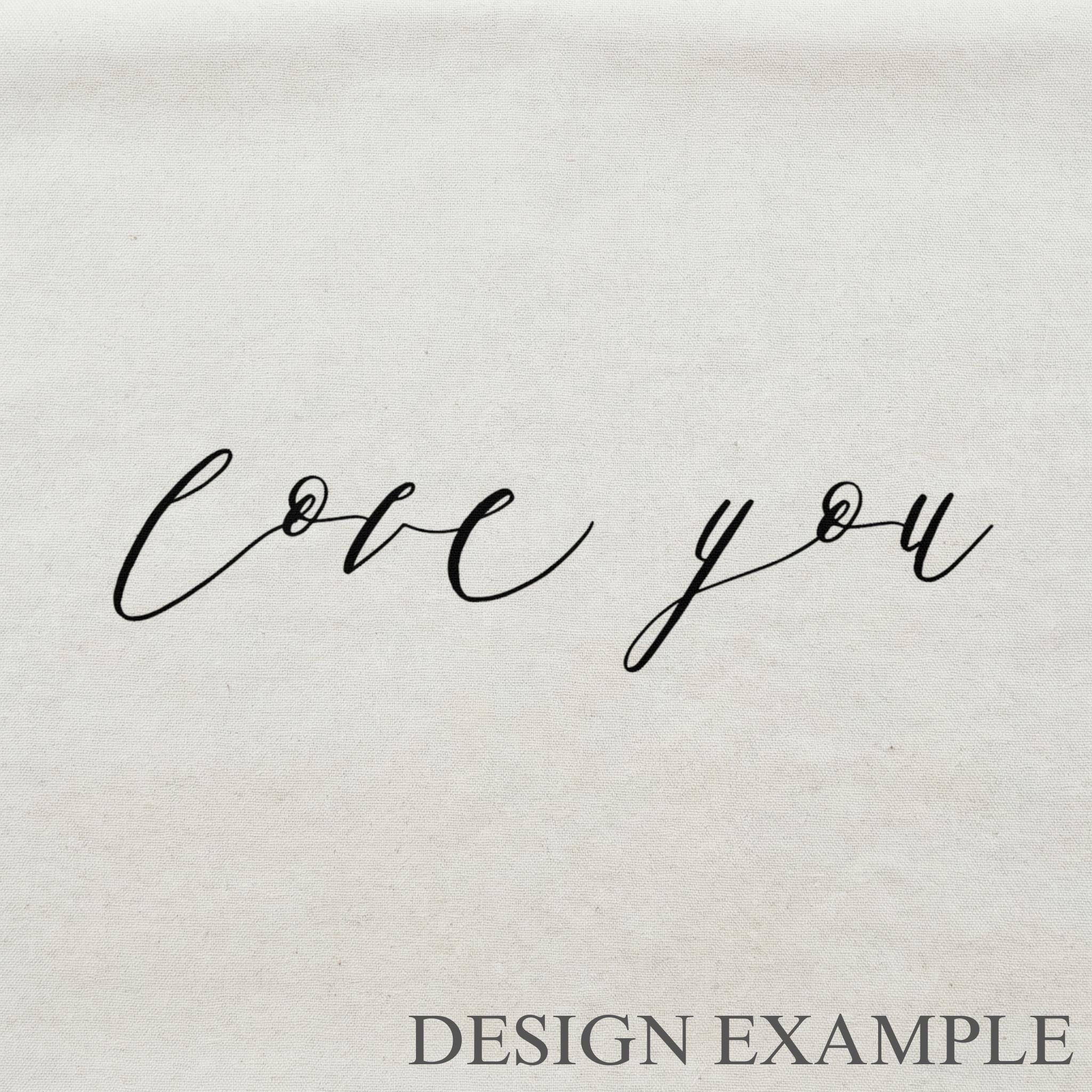 Lumbar Pillows - Love You