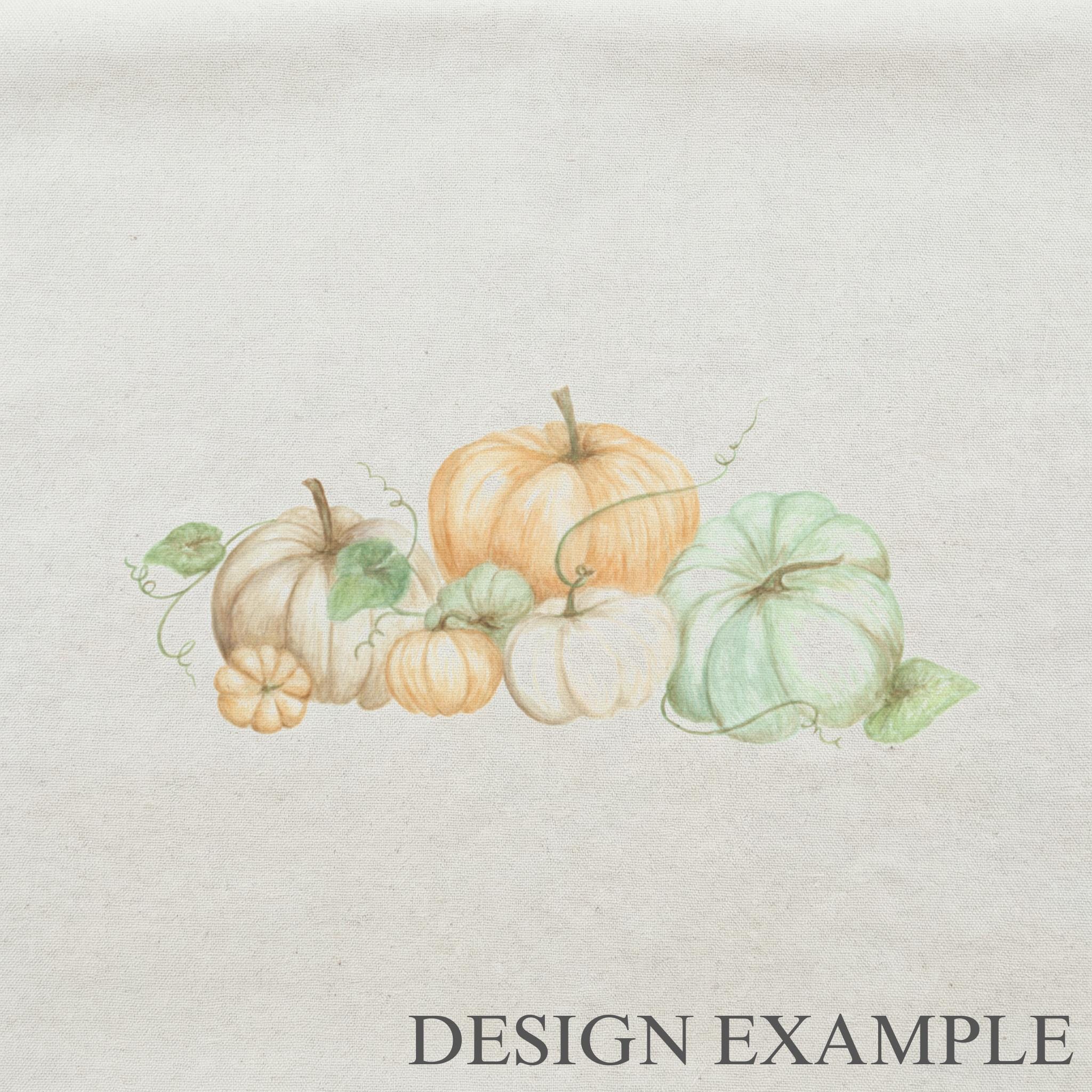 Lumbar Pillows - Pumpkins Watercolor