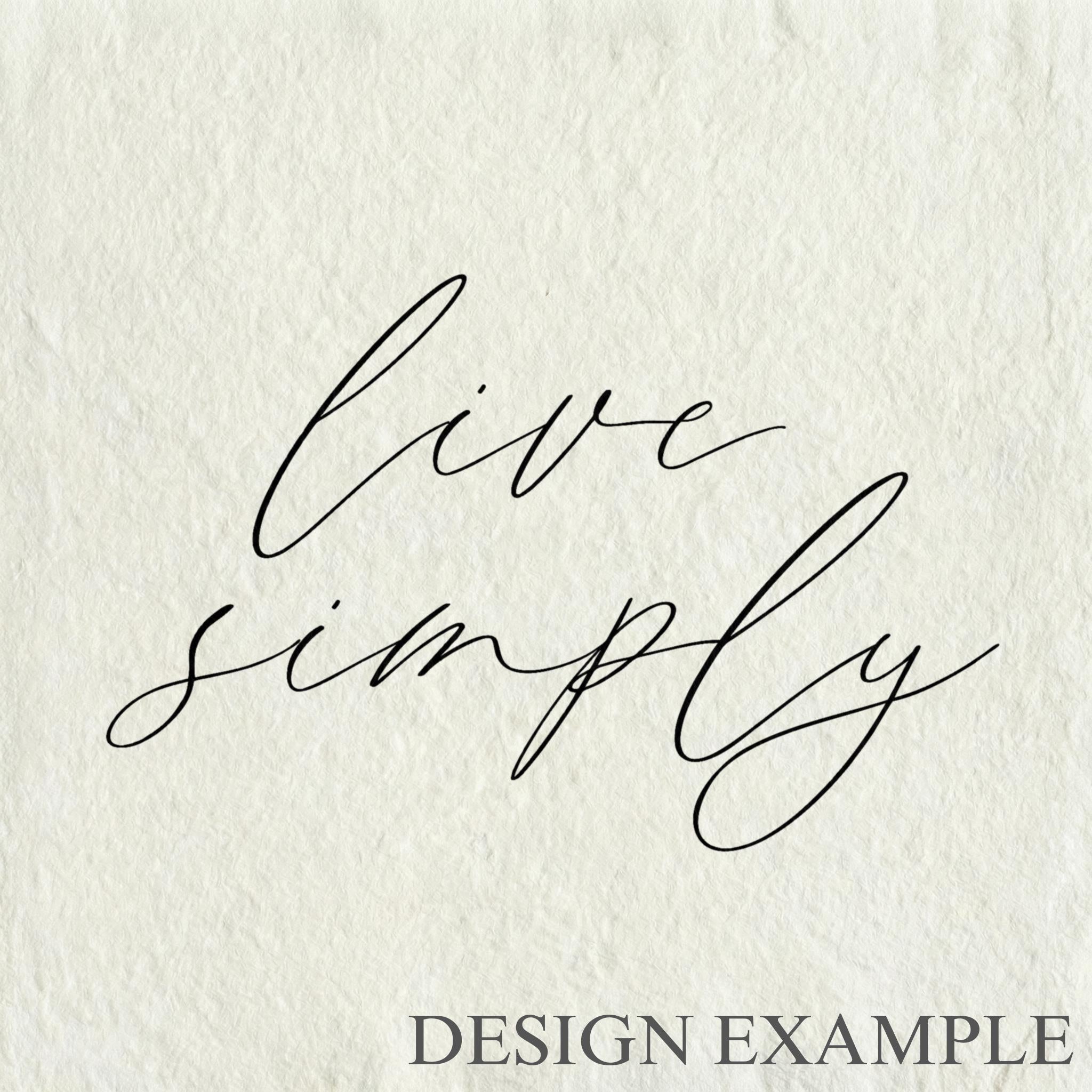 Glass Table Frames & Cards - Live Simply