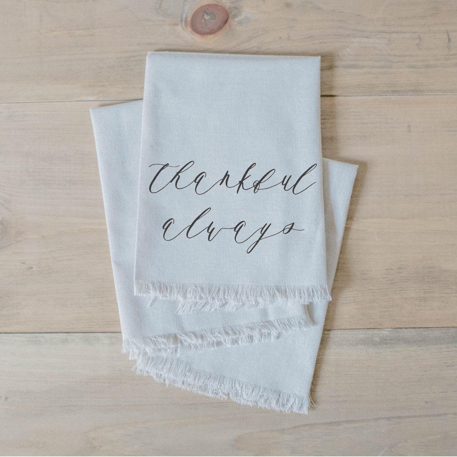Napkins - Thankful Always