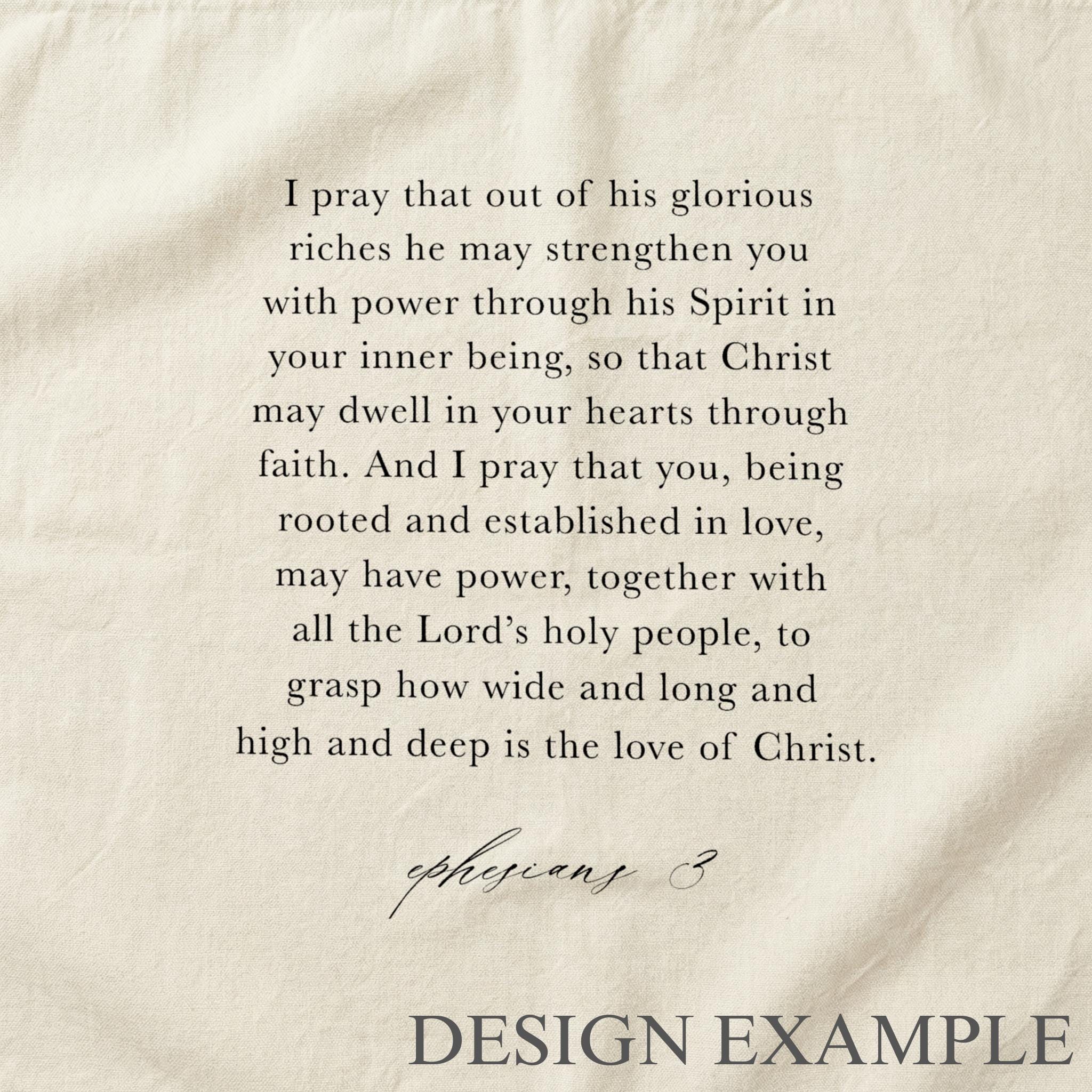 Wall Banners - Ephesians 3