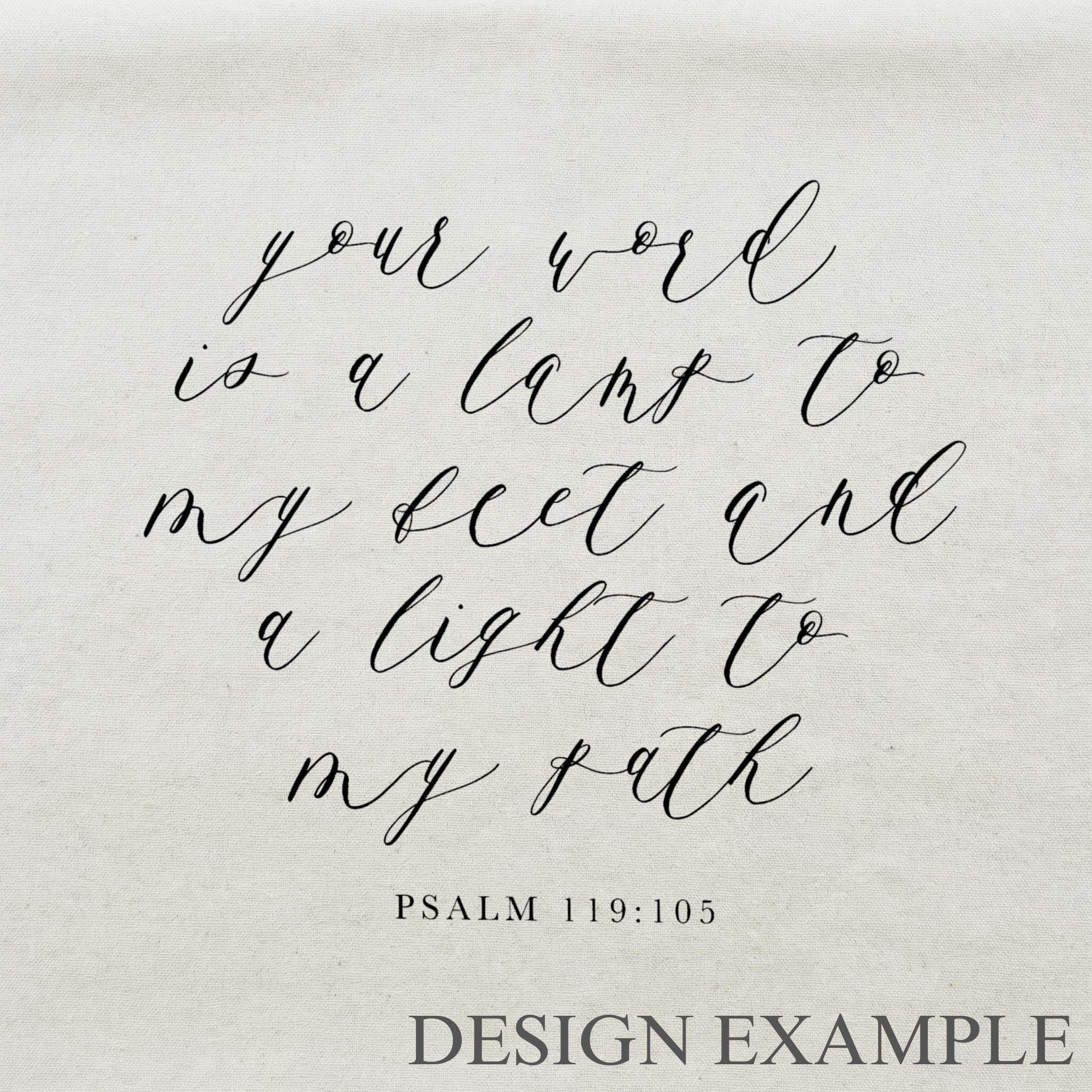 Tote Bags - A Light Unto My Path