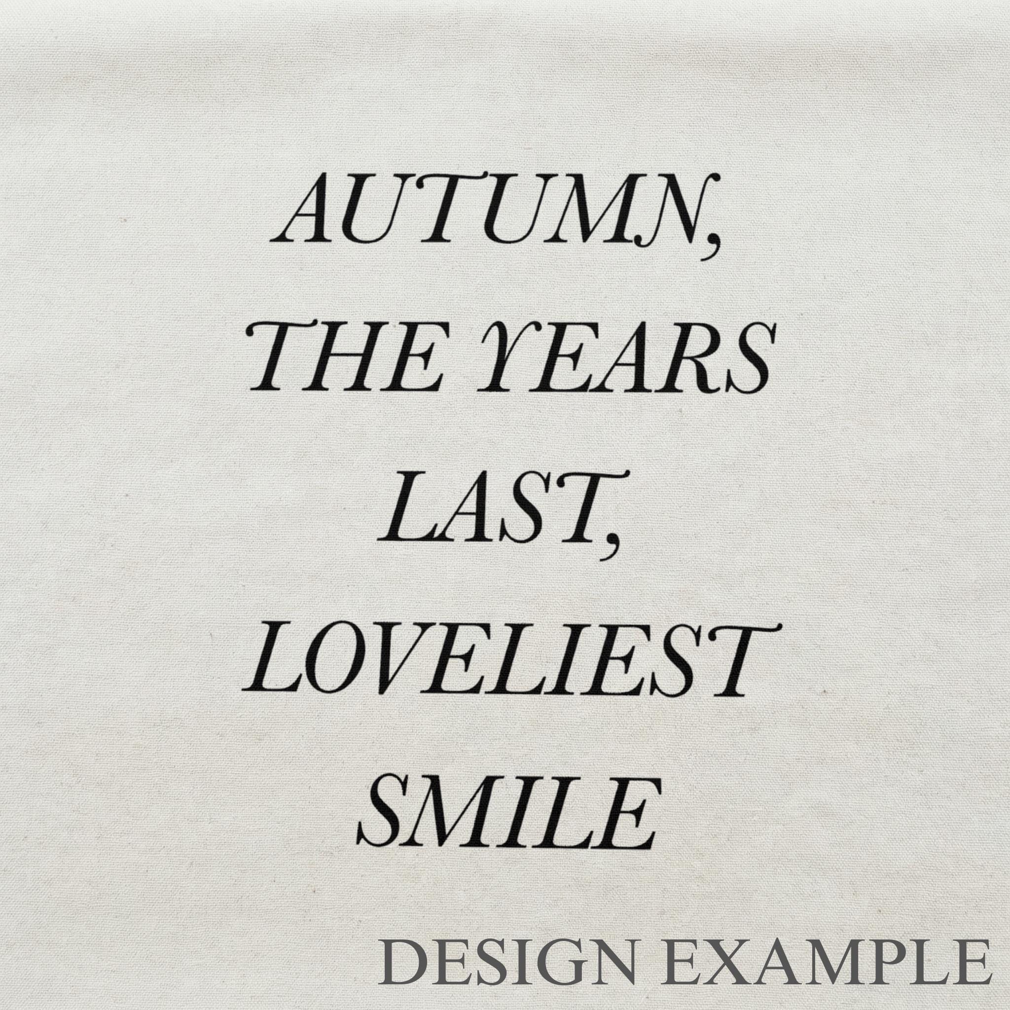 Tote Bags - Autumn the Years Last Loveliest Smile