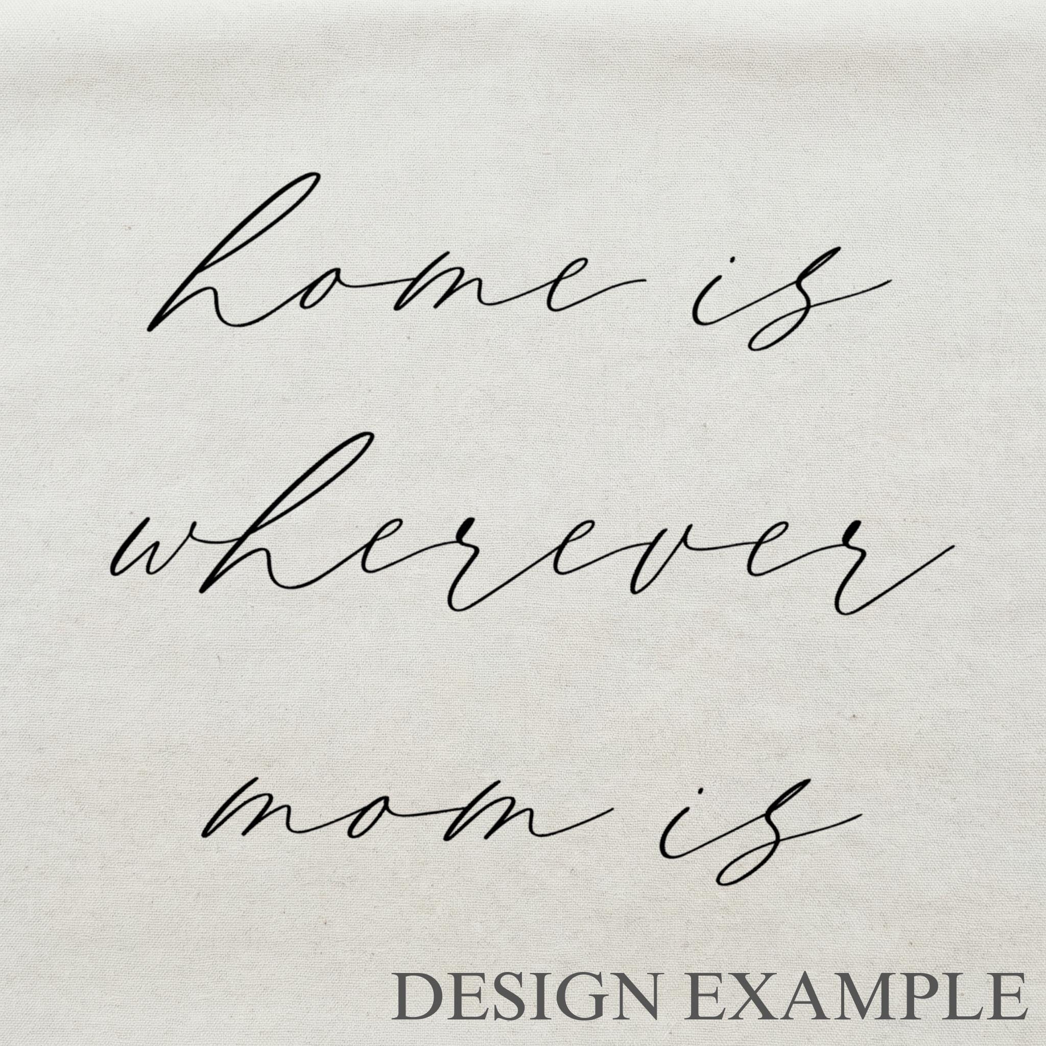 Tote Bags - Home is Wherever Mom is