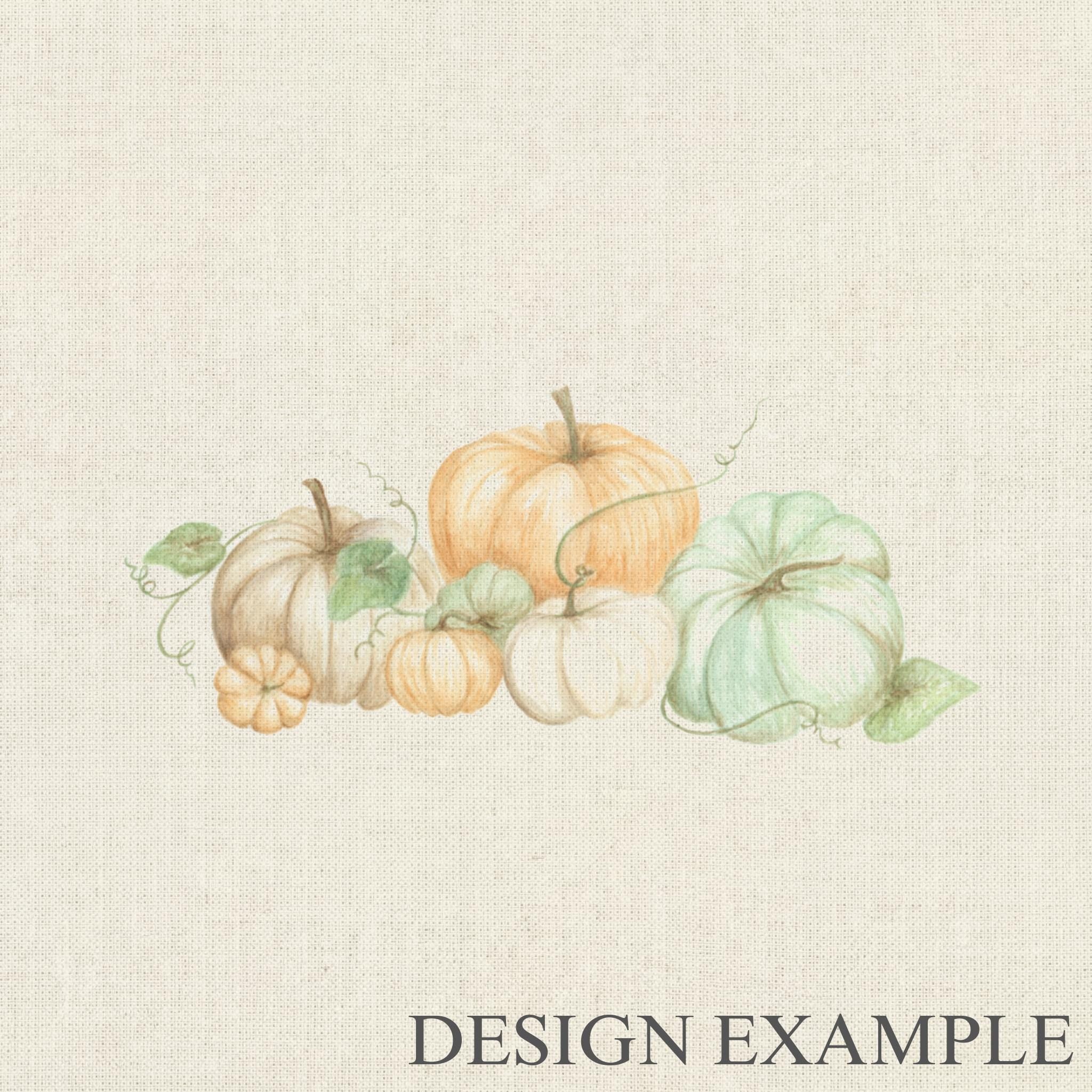 Wine Bags - Pumpkins Watercolor