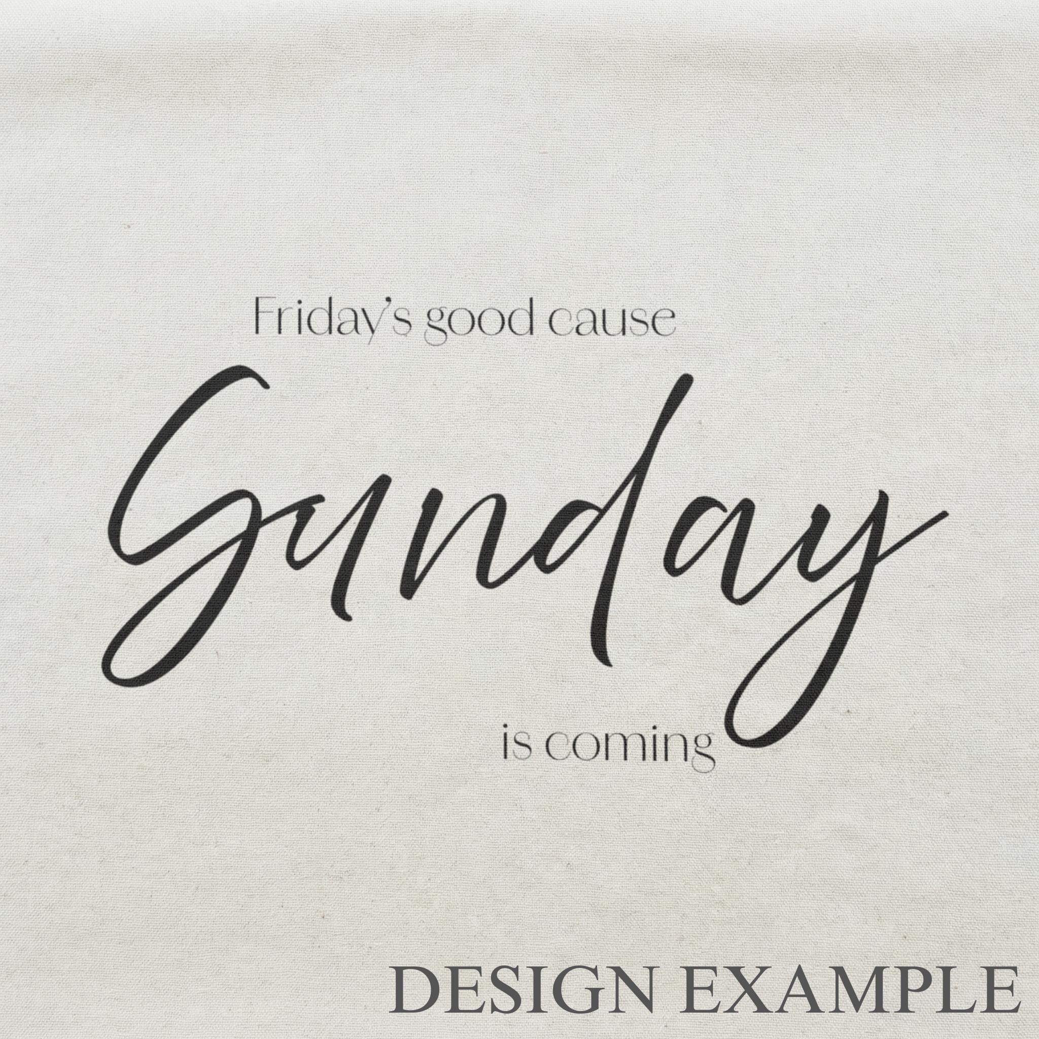 Throw Pillows - Sunday Is Coming