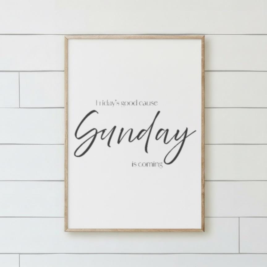 Wooden Frames - Sunday Is Coming